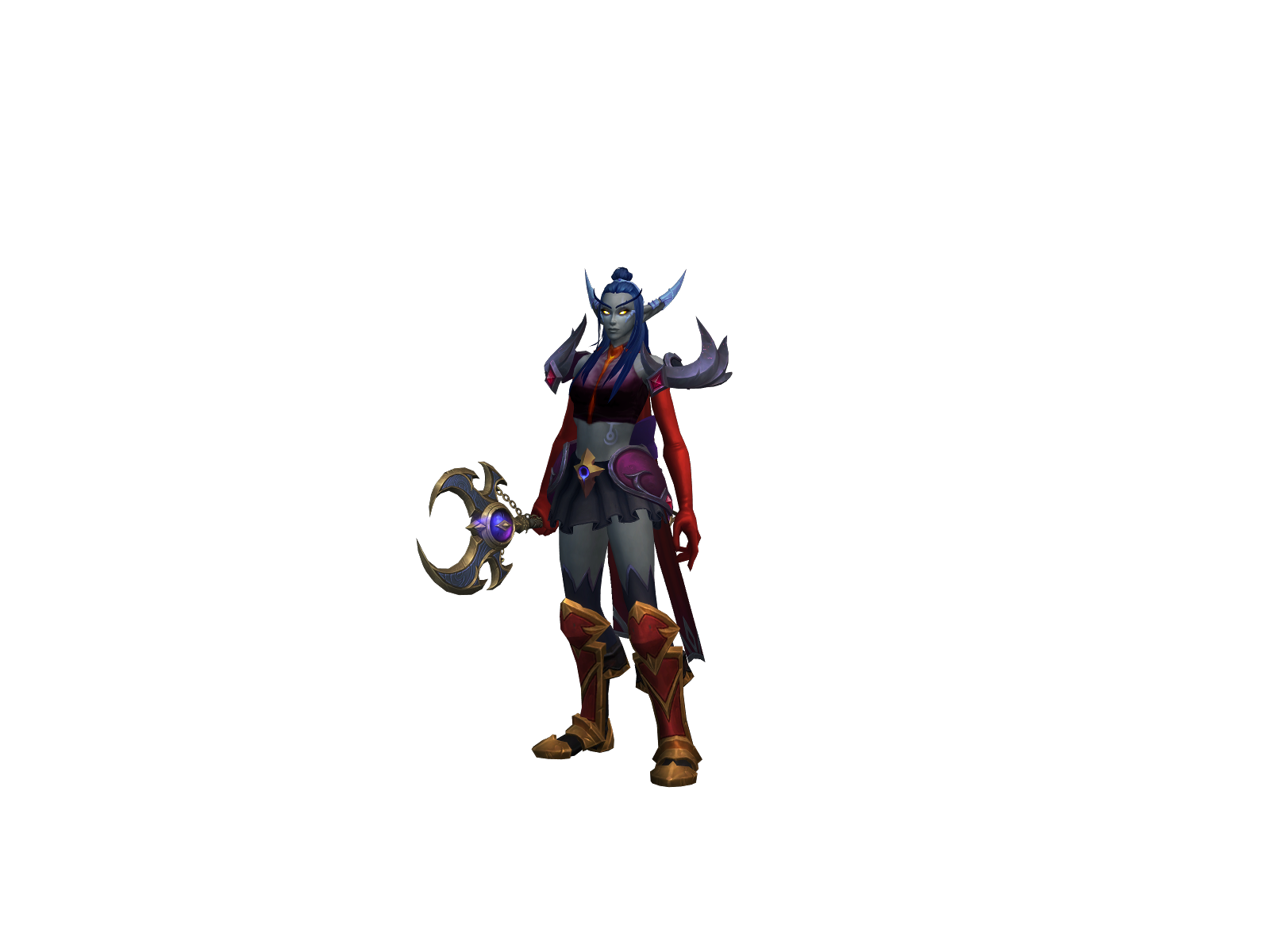 Erisnia 3D character render