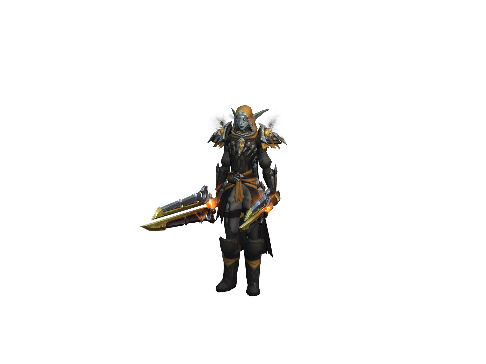 Pancracked 3D character render