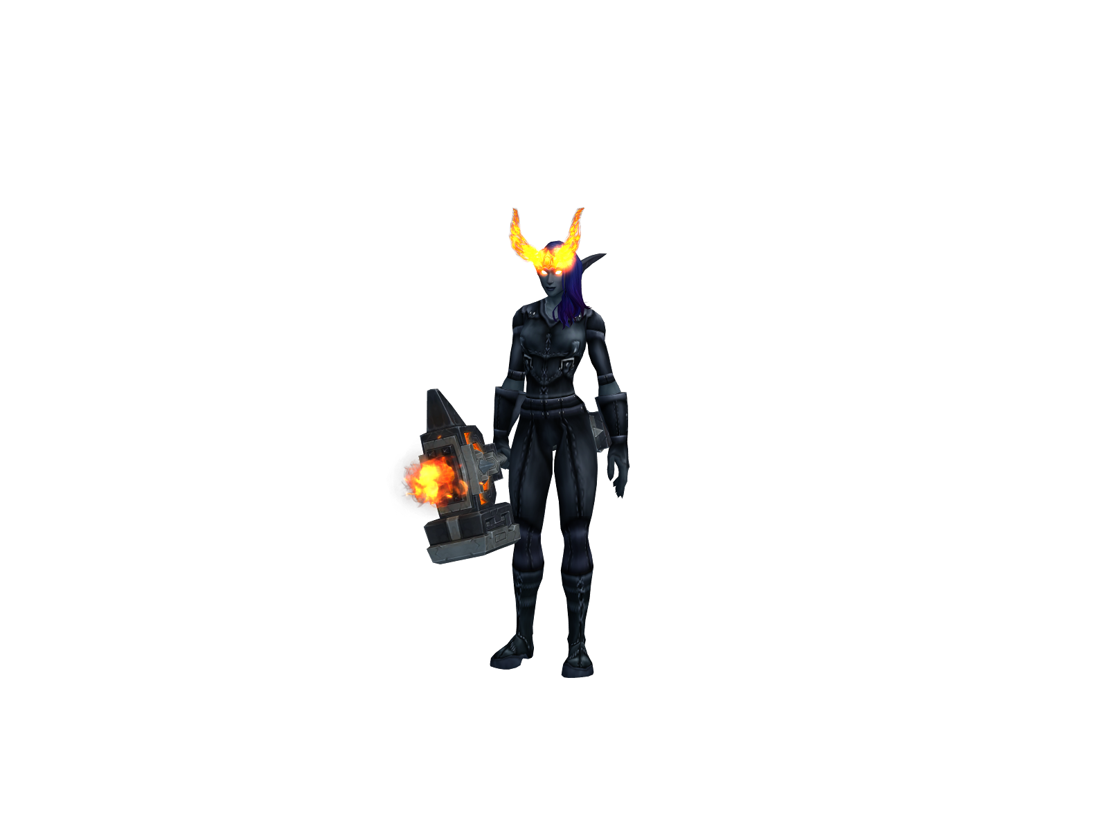 Avlaema 3D character render