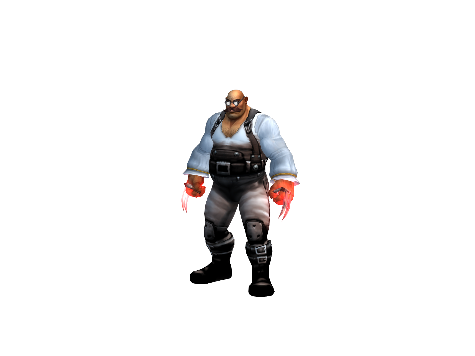 Bronxon 3D character render