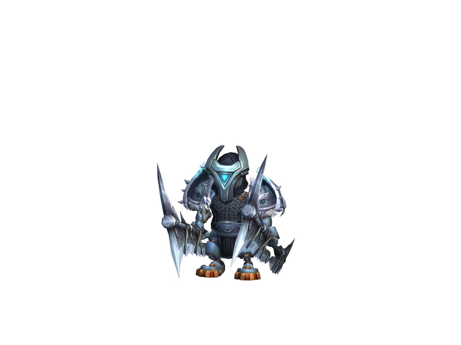 Mechachicken 3D character render