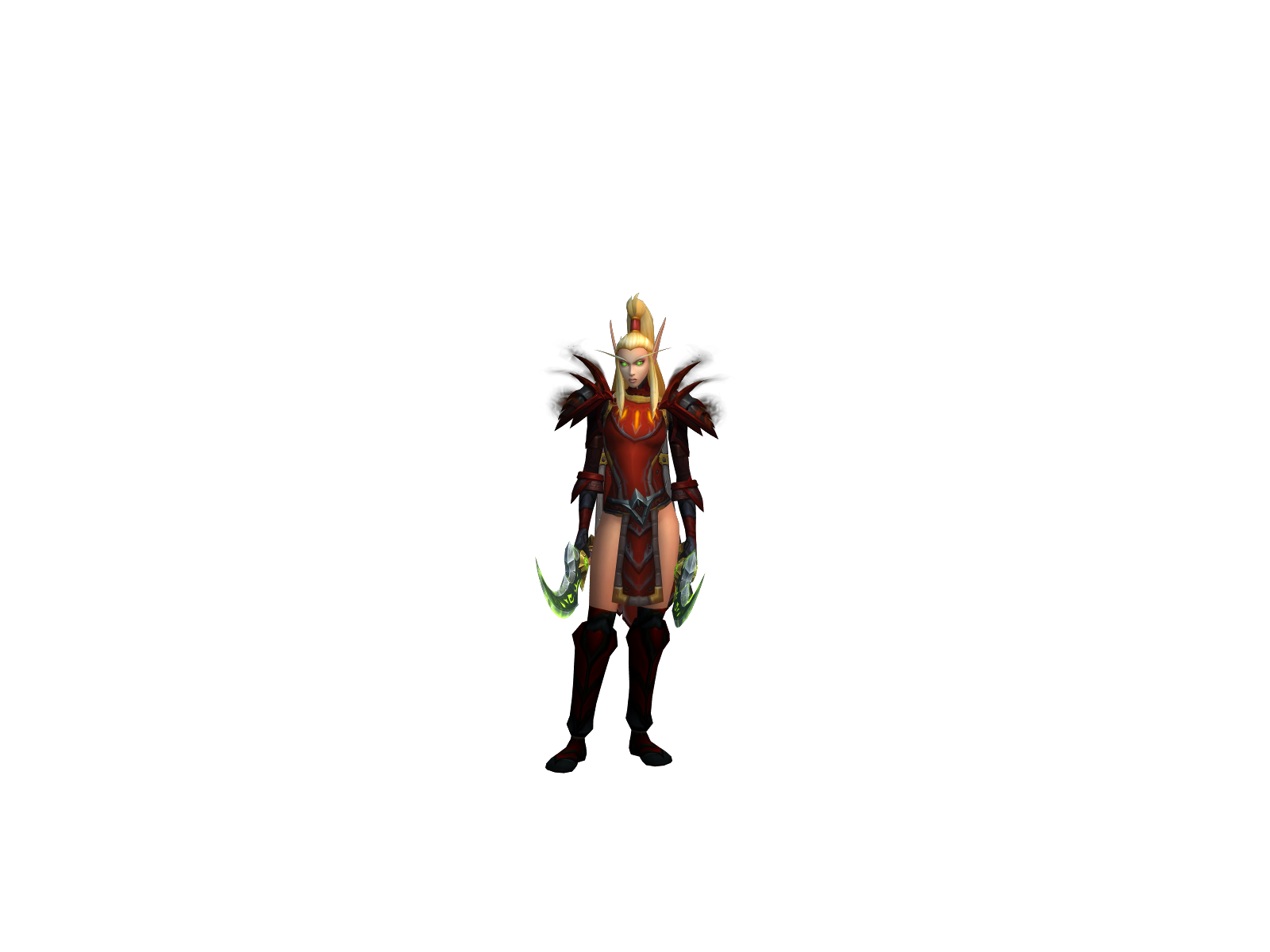 Valeera 3D character render