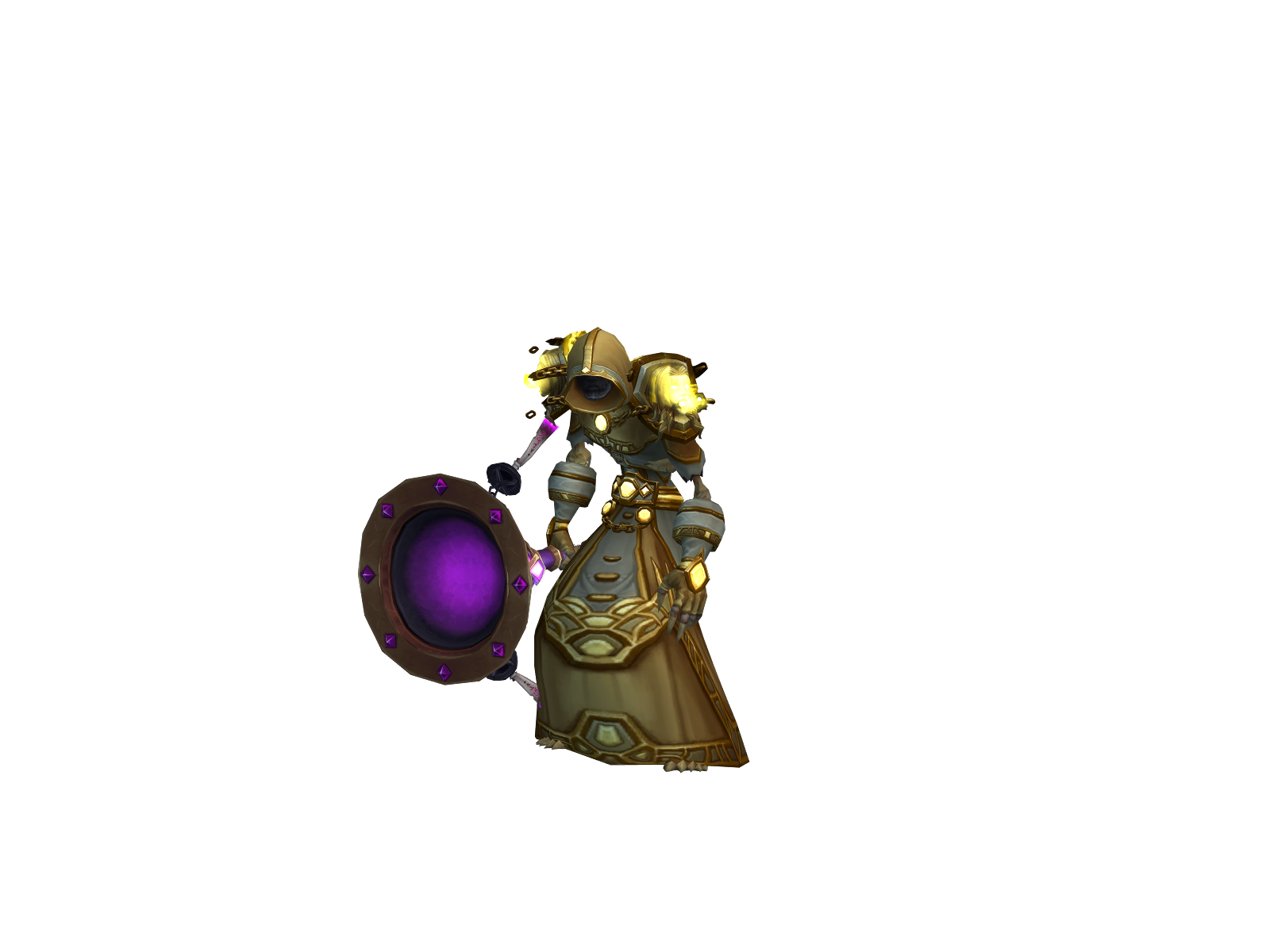 Lyssippos 3D character render