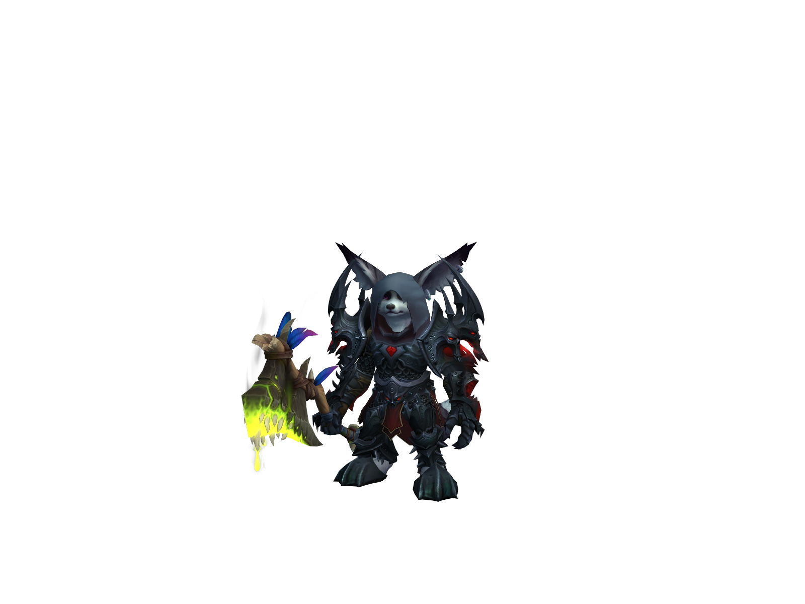 Snaff 3D character render