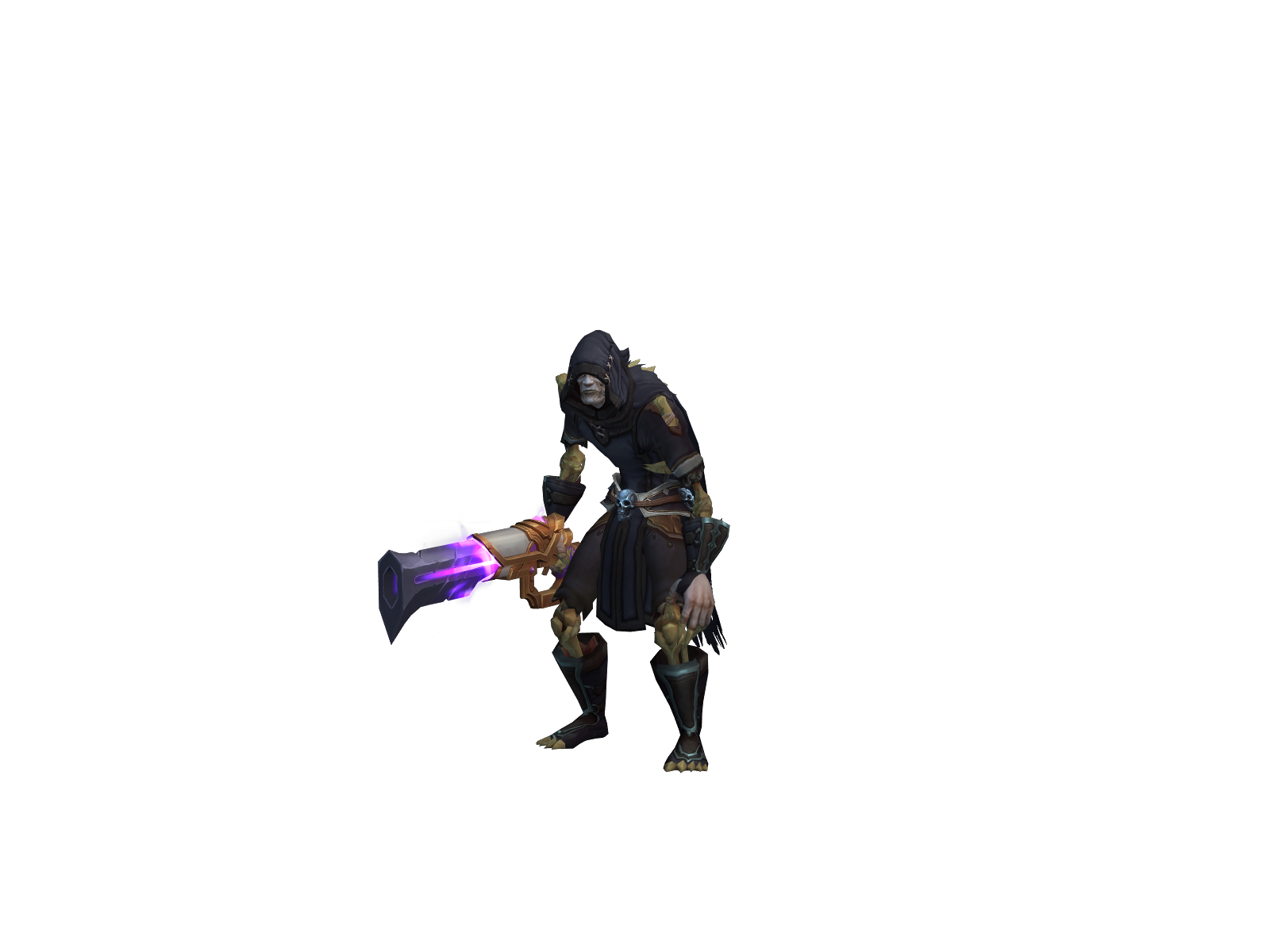 Crowbait 3D character render