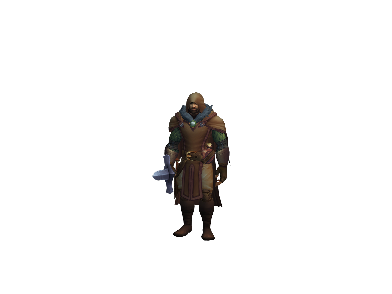 Strayer 3D character render