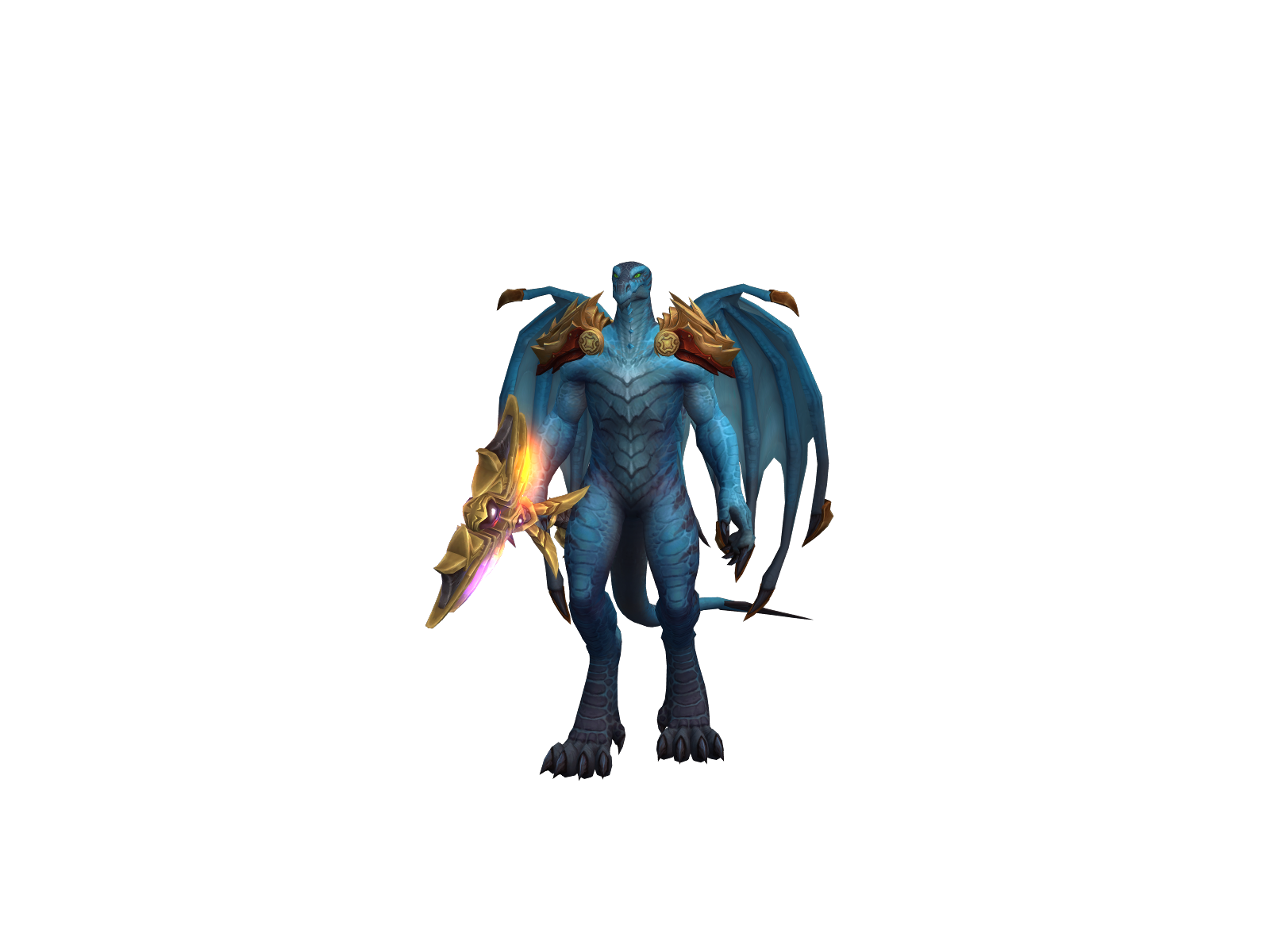 Draceon 3D character render