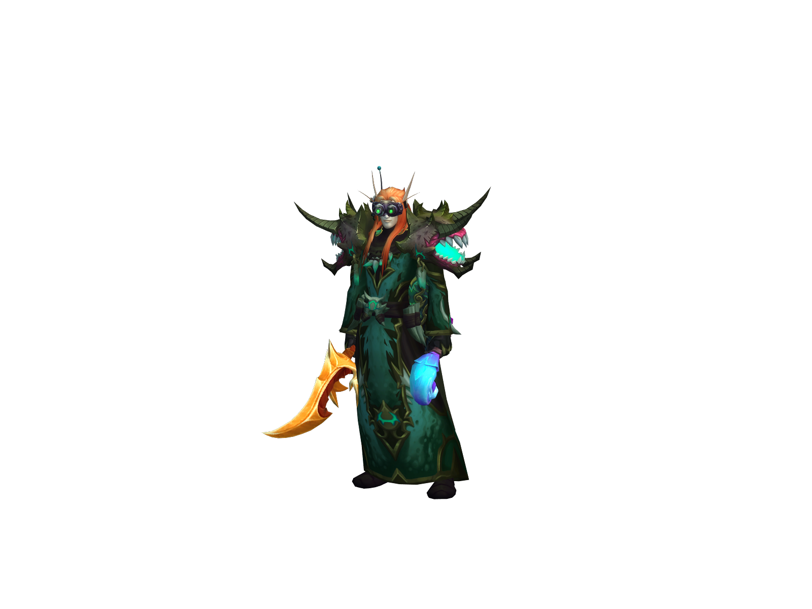 Seletres 3D character render