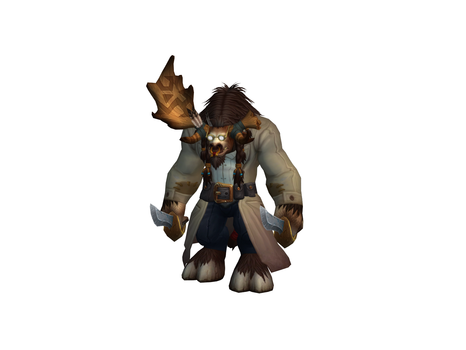 Moosehide 3D character render