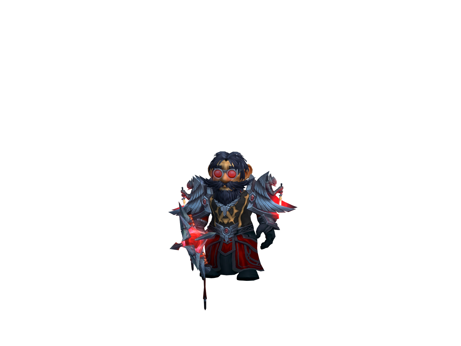 Aage 3D character render