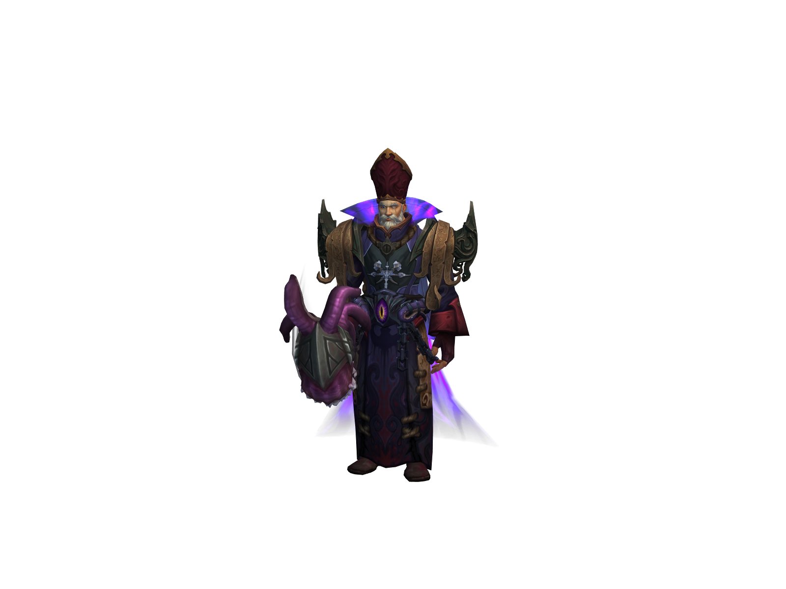 Häxmästare 3D character render