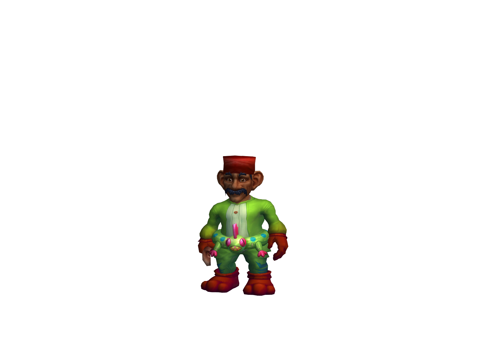 Fezter 3D character render