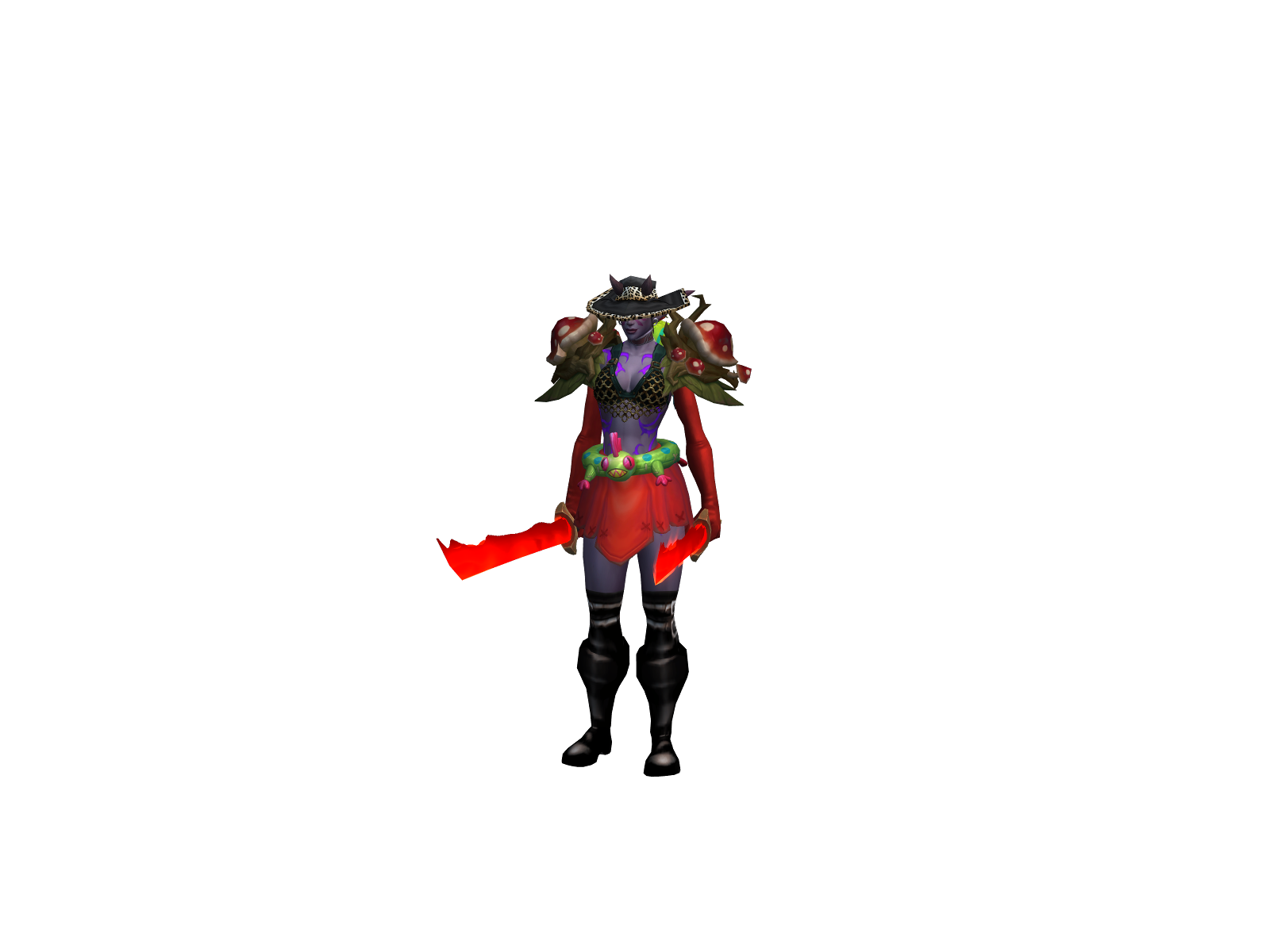 wahwah 3D character render