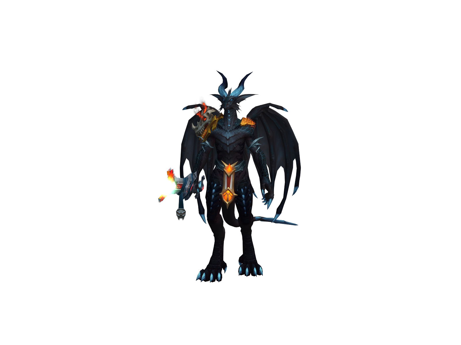 Nomsdragon 3D character render