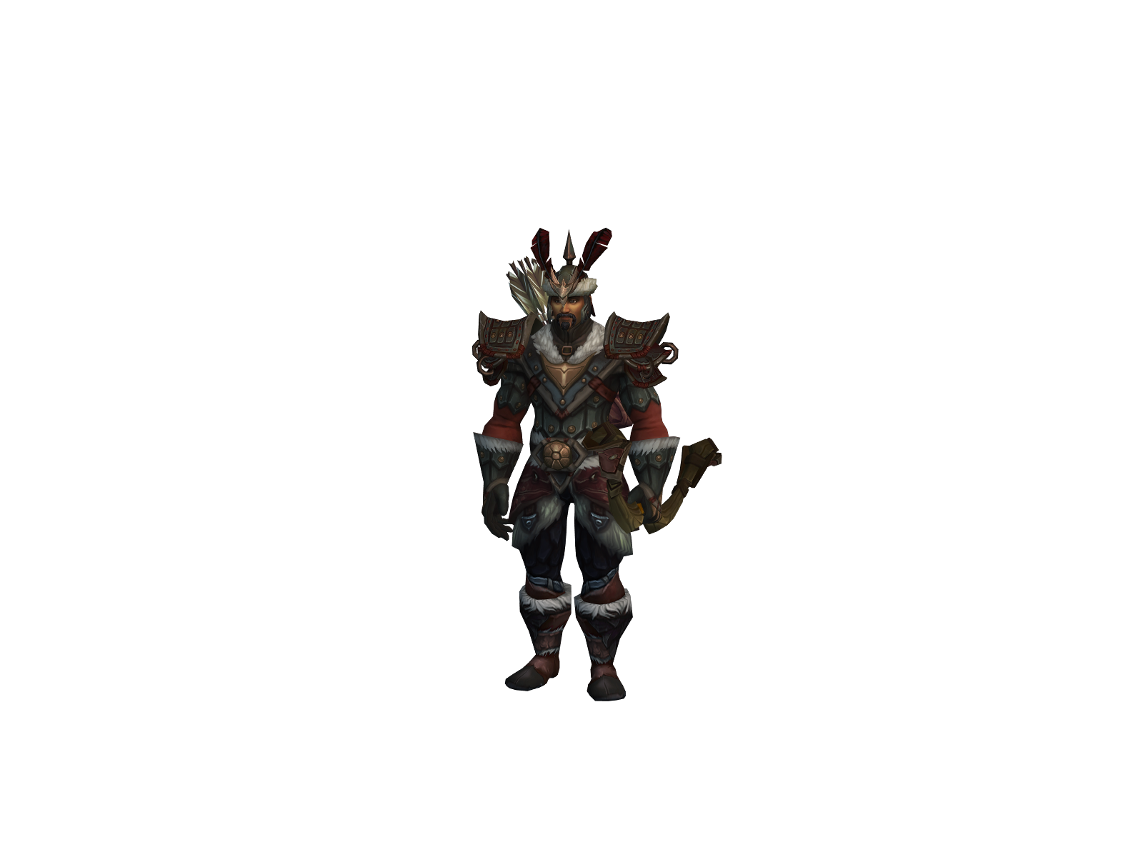 Chinggis 3D character render