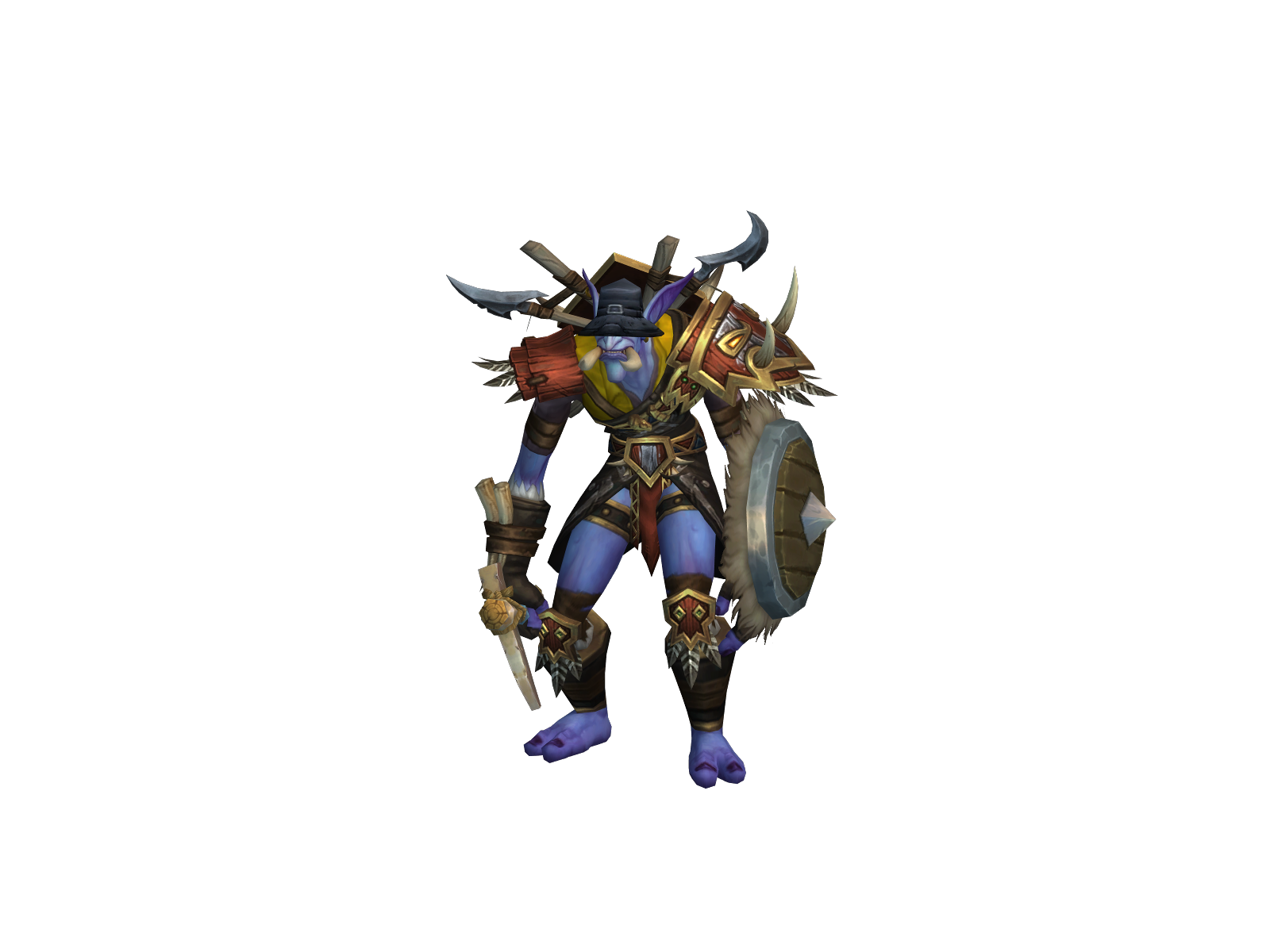 Flintlokwood 3D character render