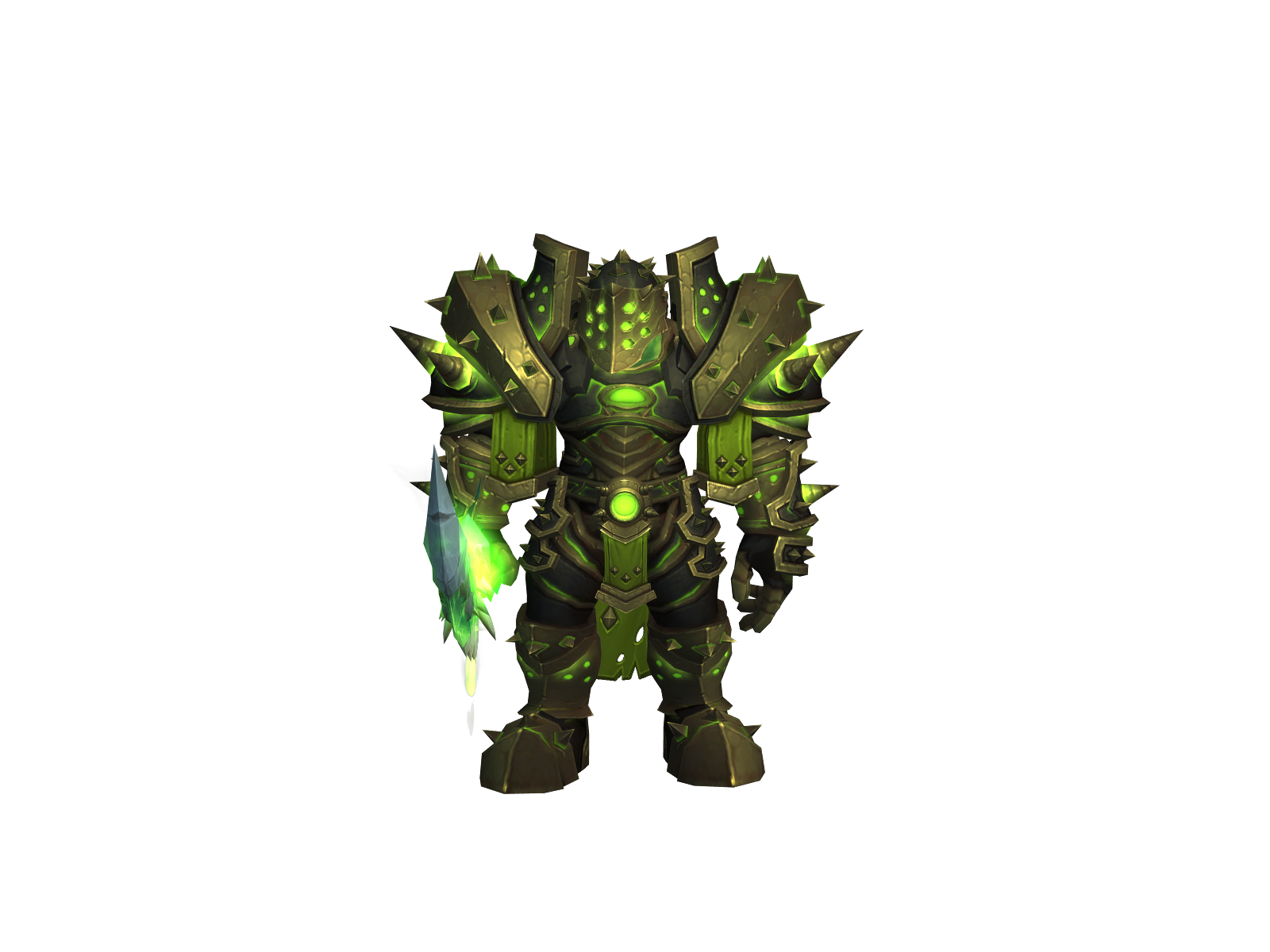 Wojowník 3D character render