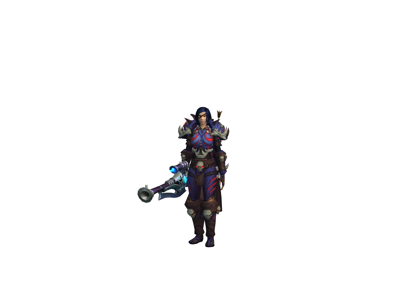 Hralden 3D character render