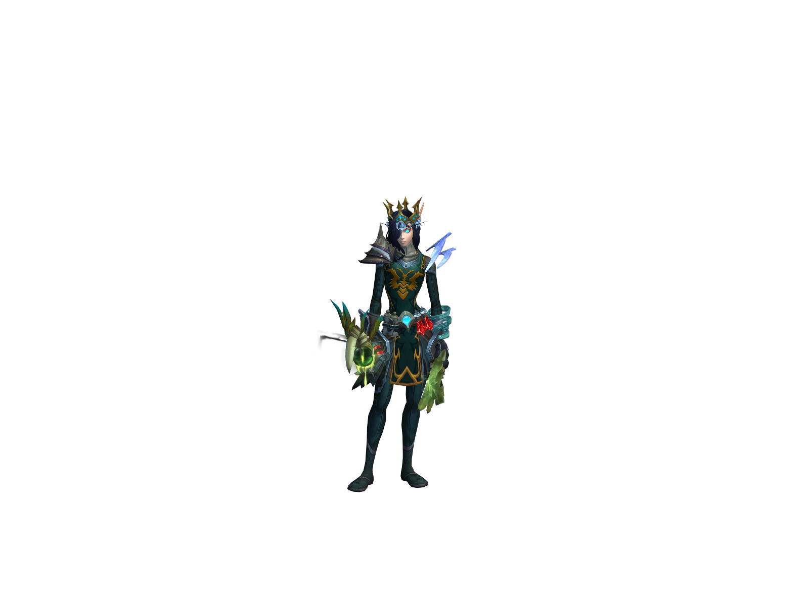 Lirayin 3D character render