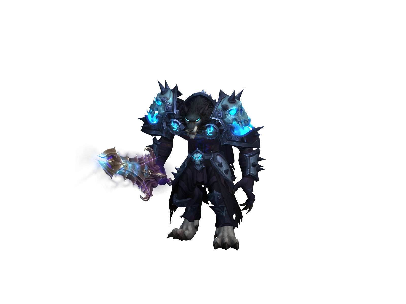 Plaguewoof 3D character render