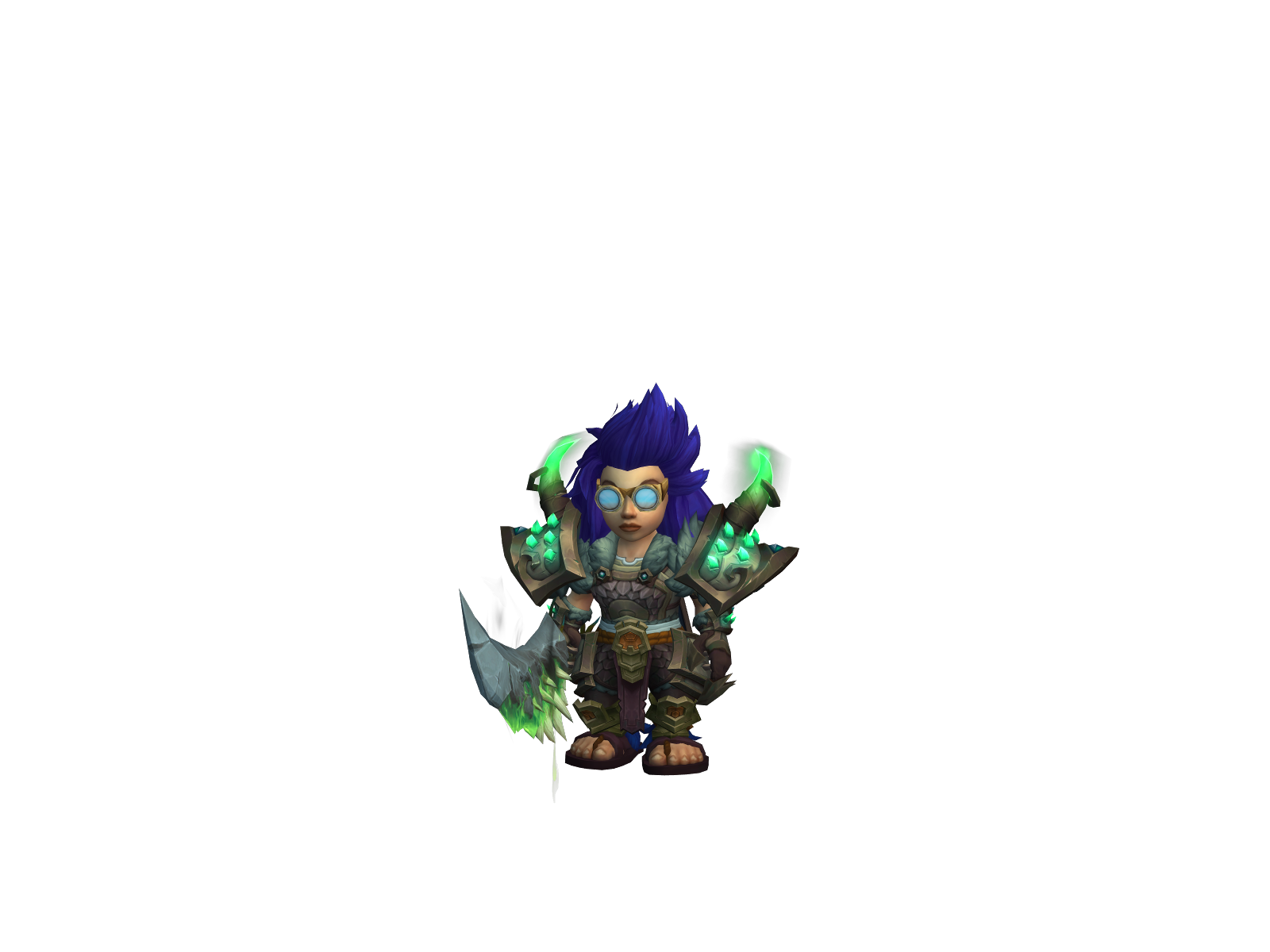 Eblokrosh 3D character render