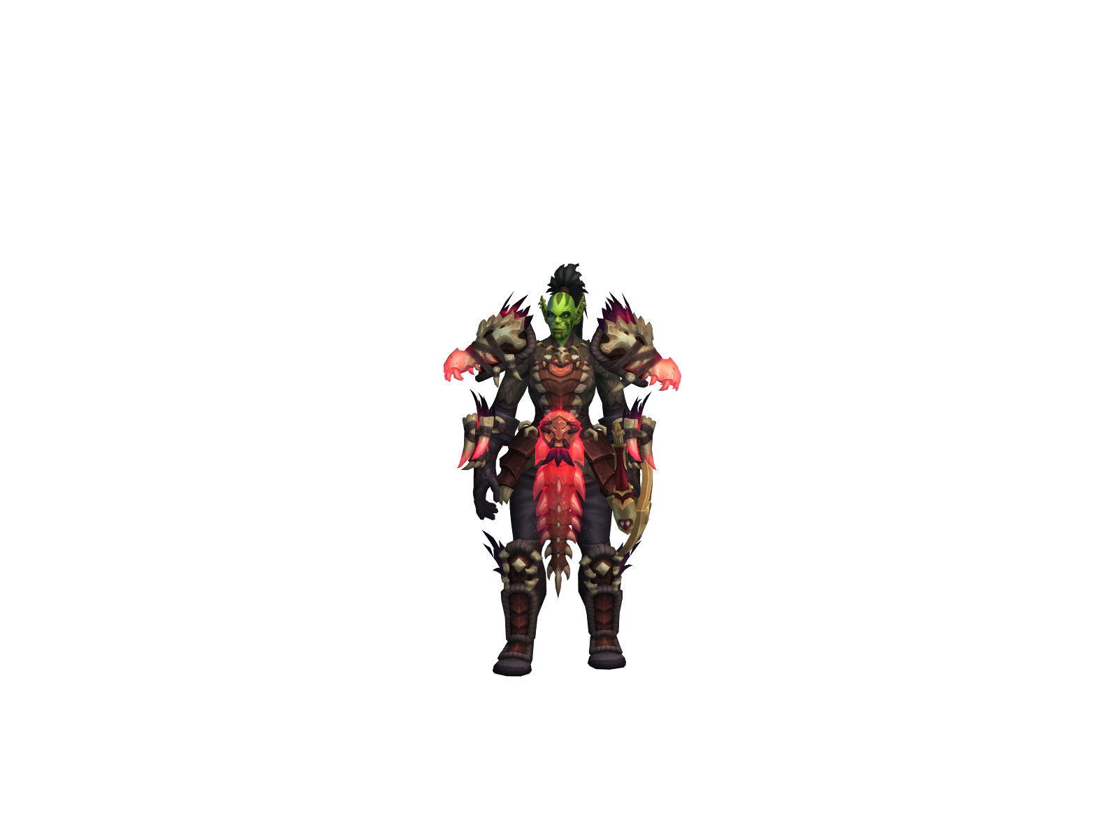 Skogsvärk 3D character render