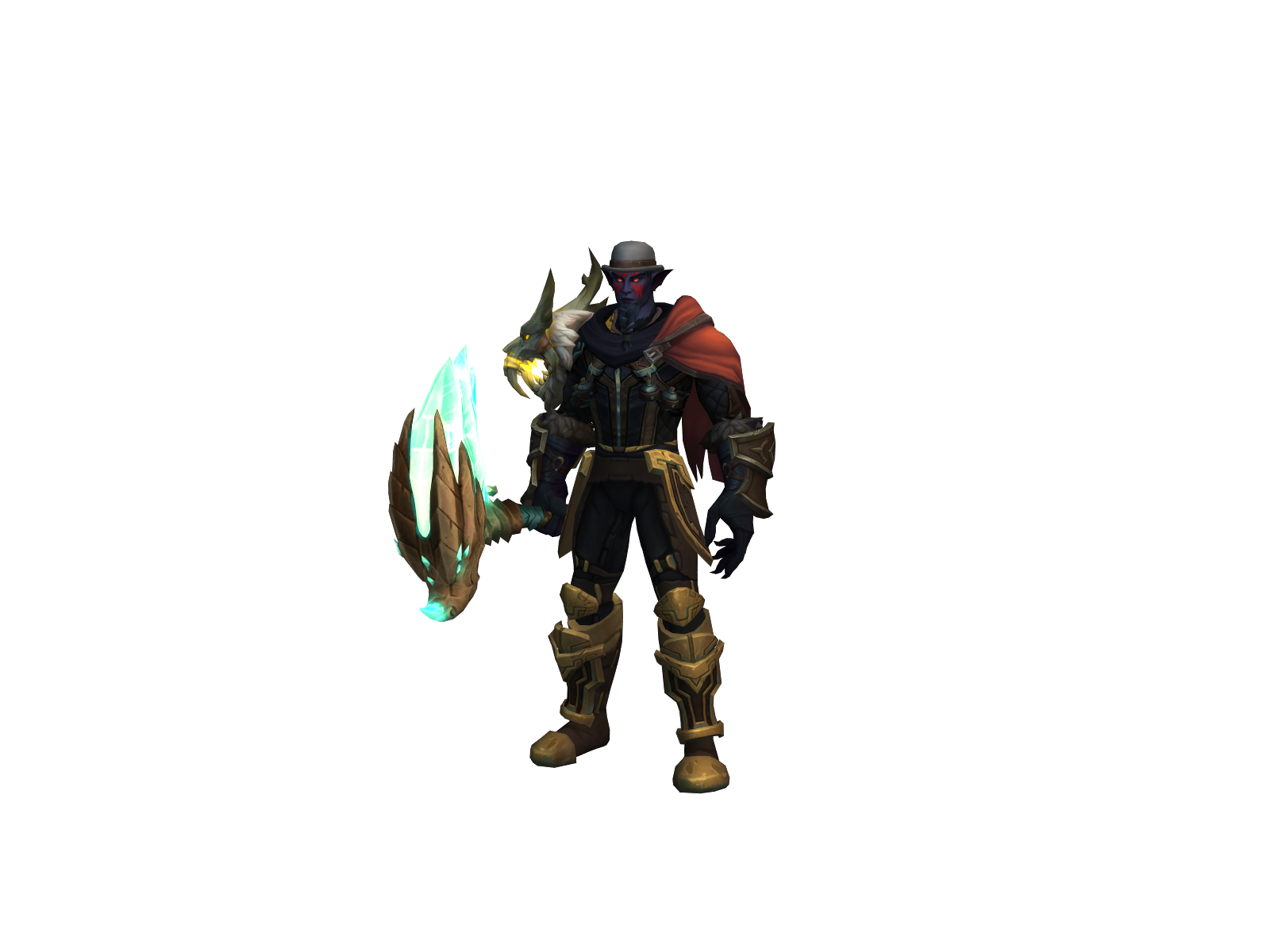 Hengari 3D character render