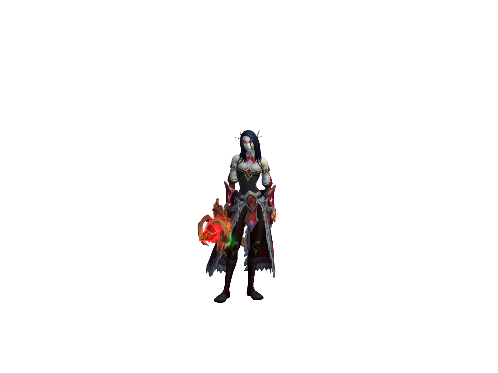 Hýldeblomst 3D character render