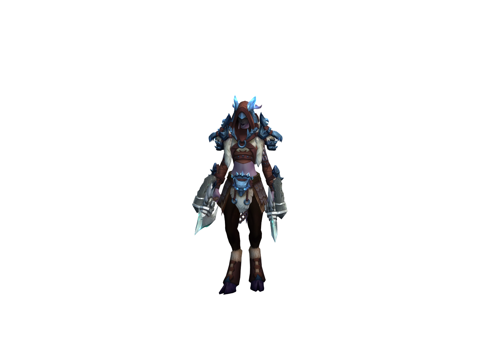 Chrall 3D character render