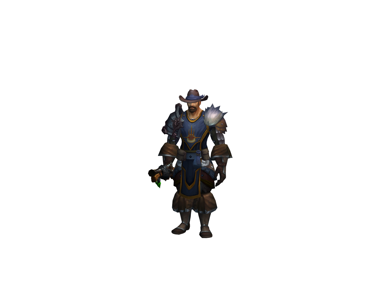 Reyfield 3D character render