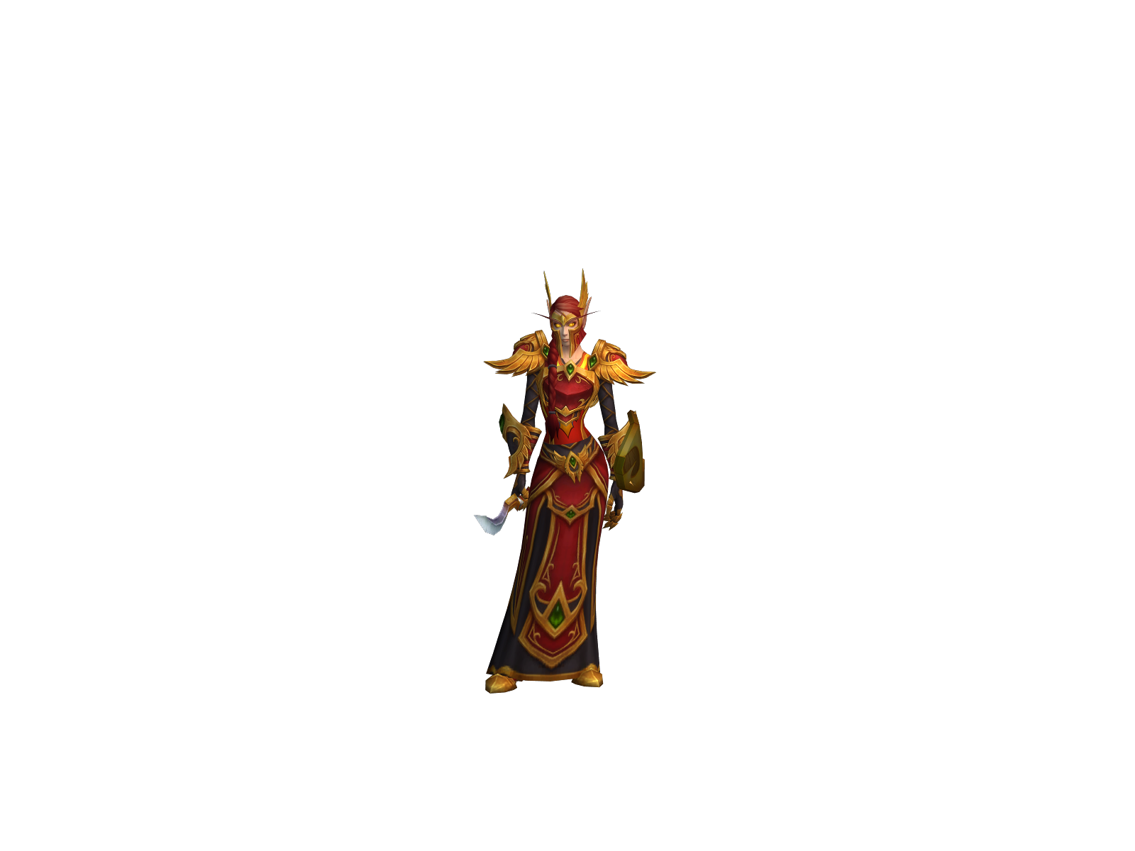 Tïthania 3D character render