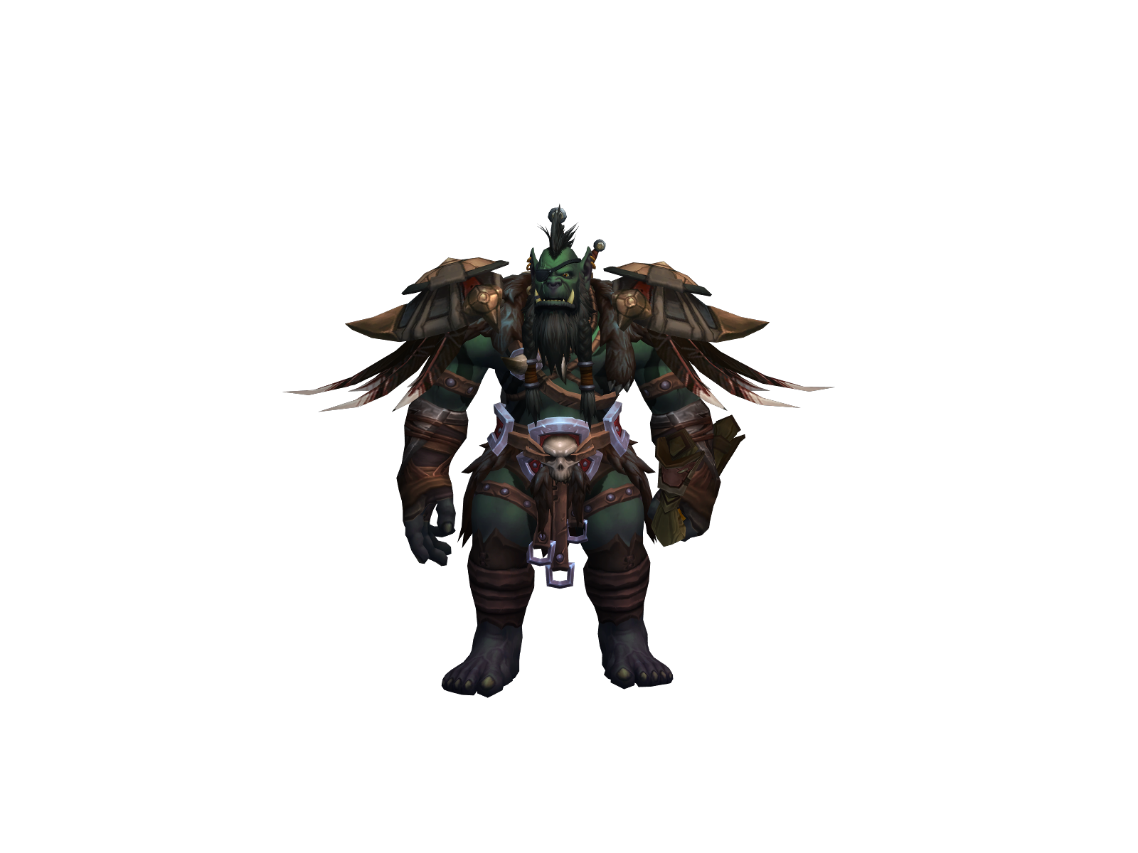 Whoover 3D character render
