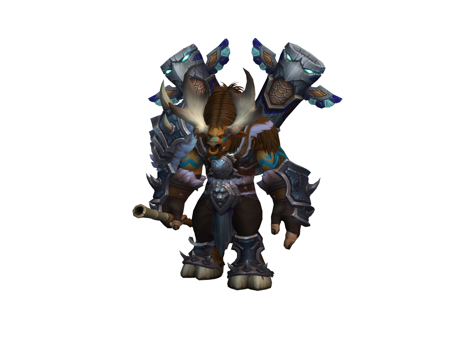 Cold 3D character render