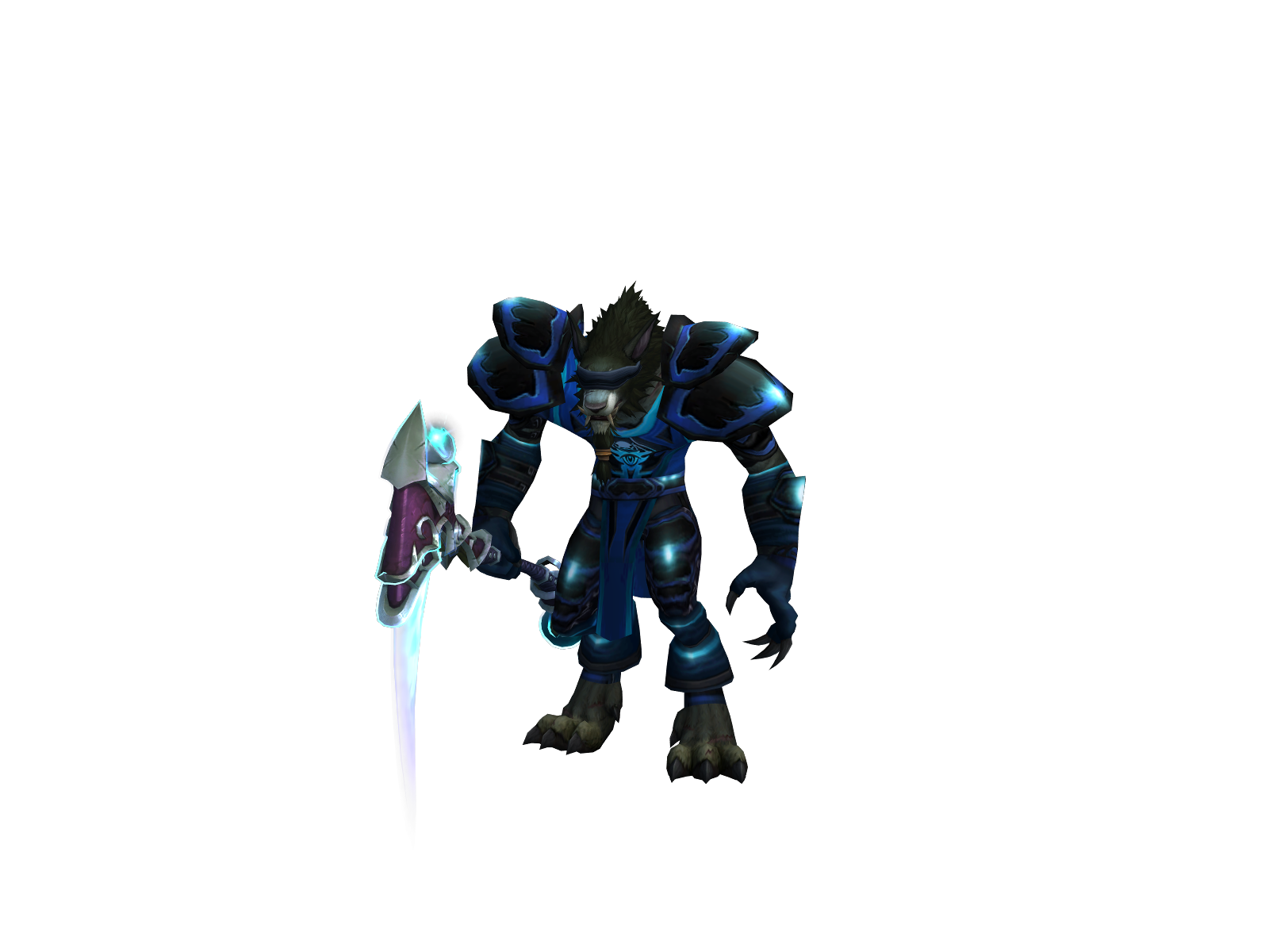 Wôôóóôôóóôôf 3D character render