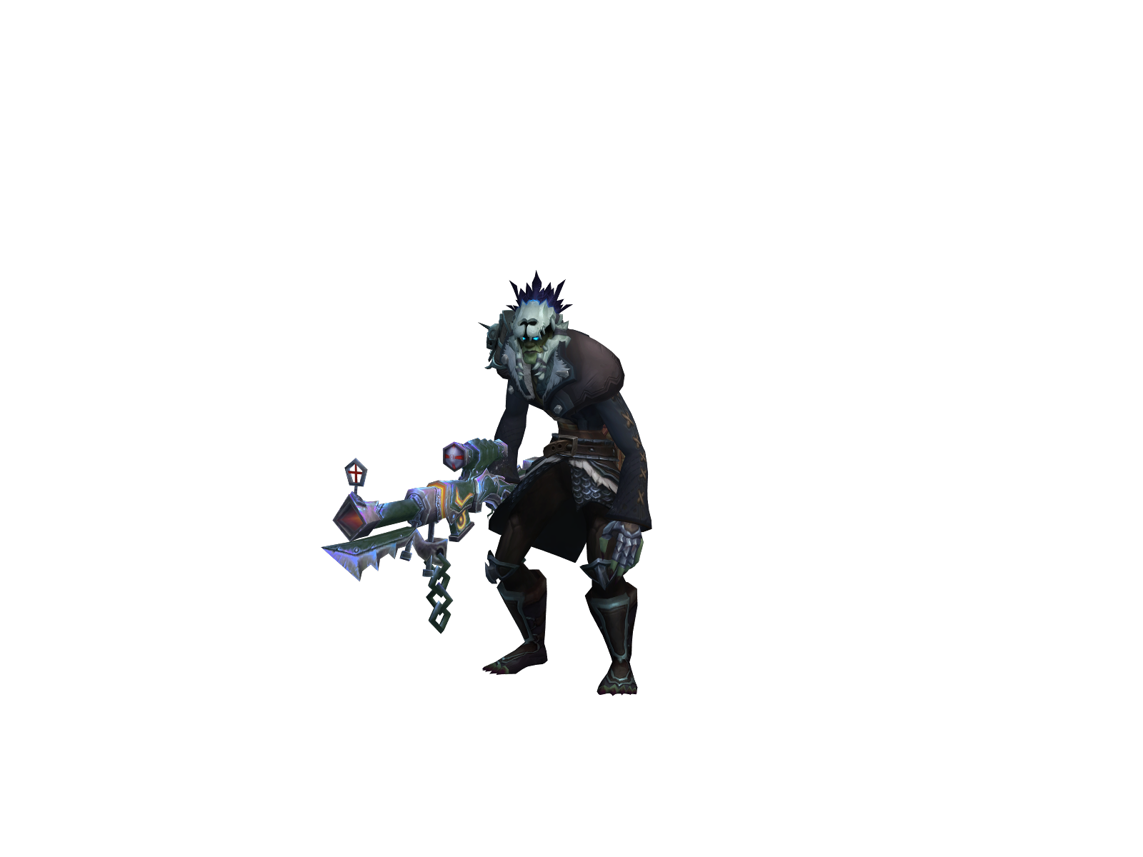 Deathchuckle 3D character render