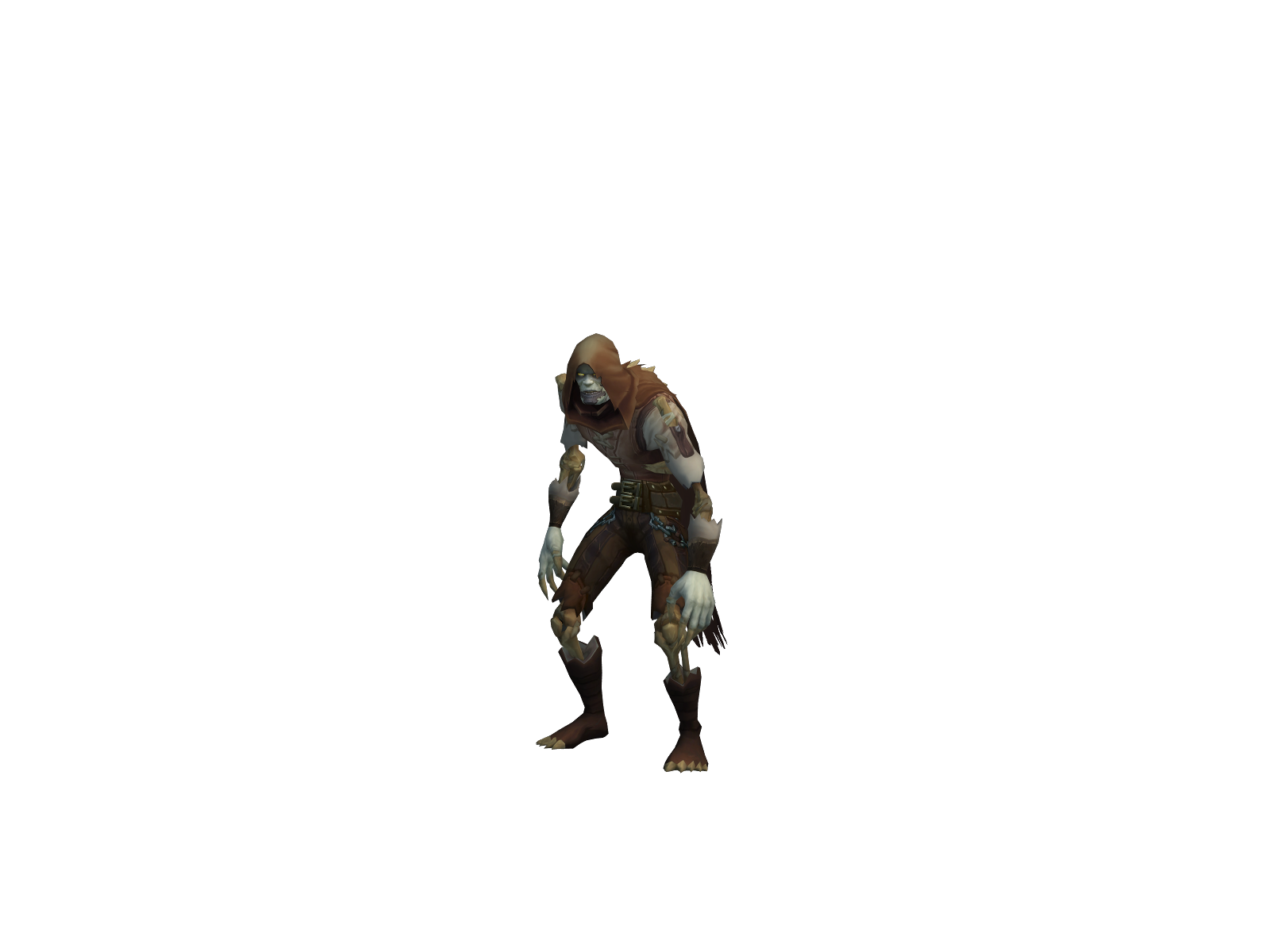 Gravestalker 3D character render