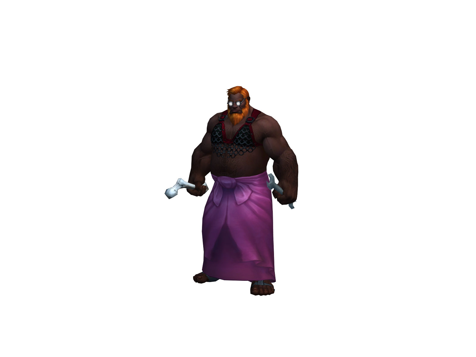 Bleckndecker 3D character render