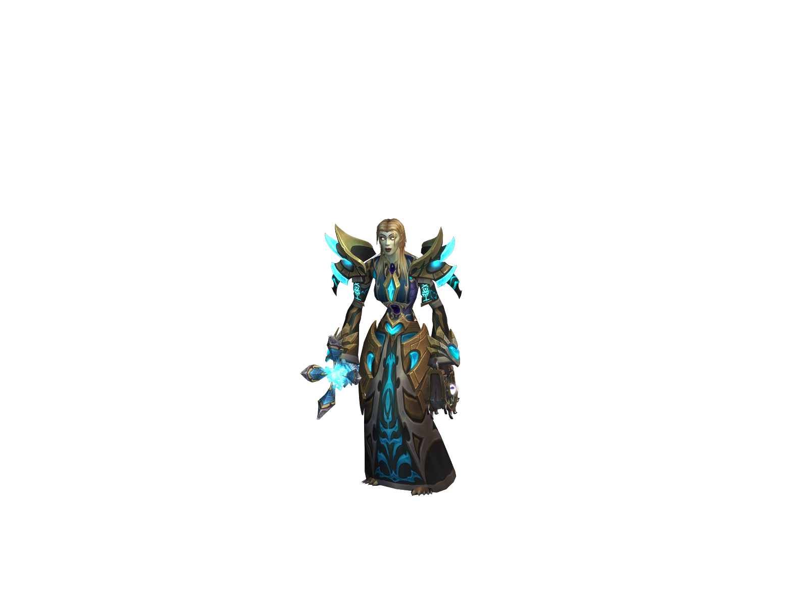 Apparitions 3D character render