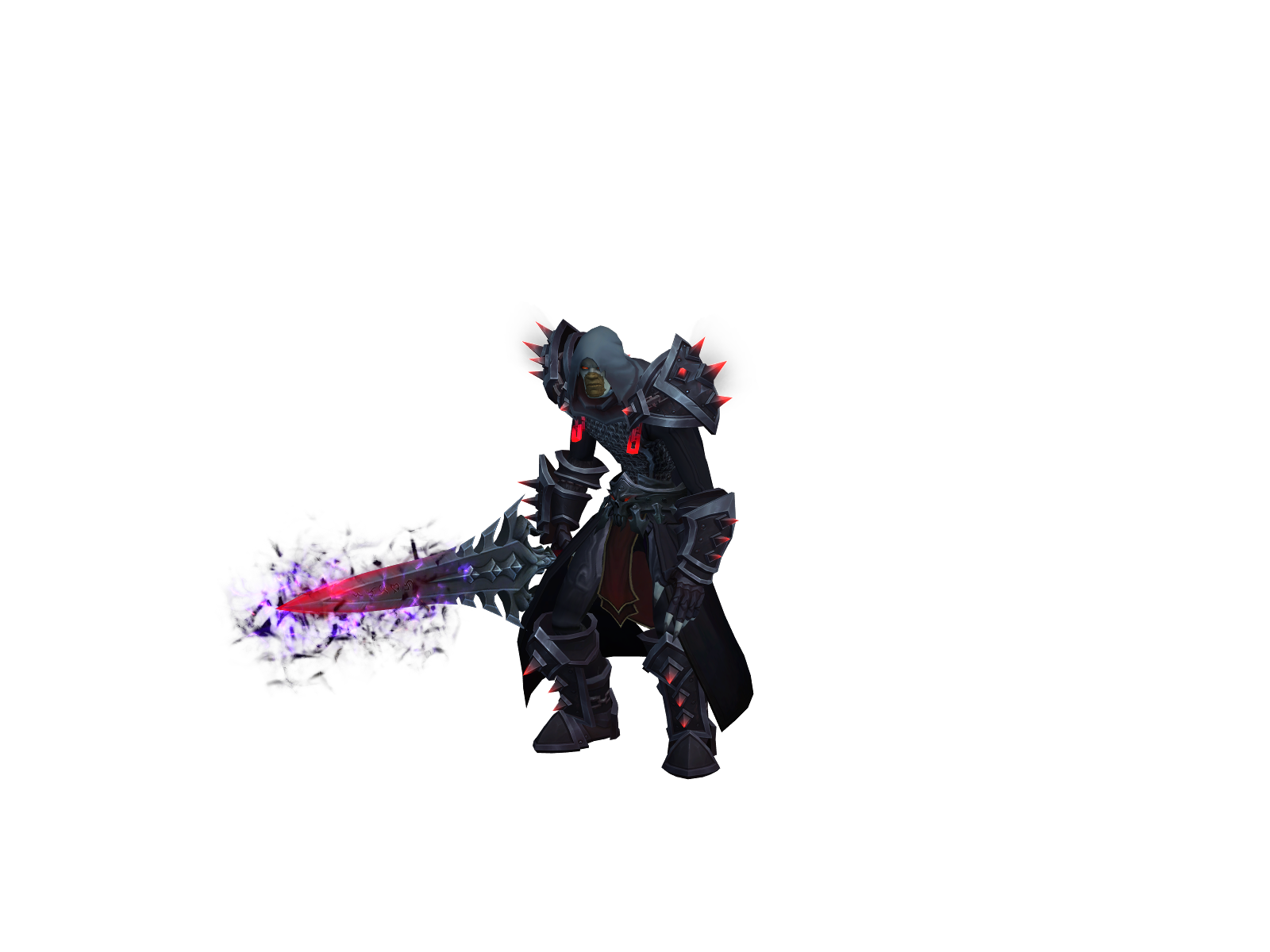 Drowned 3D character render