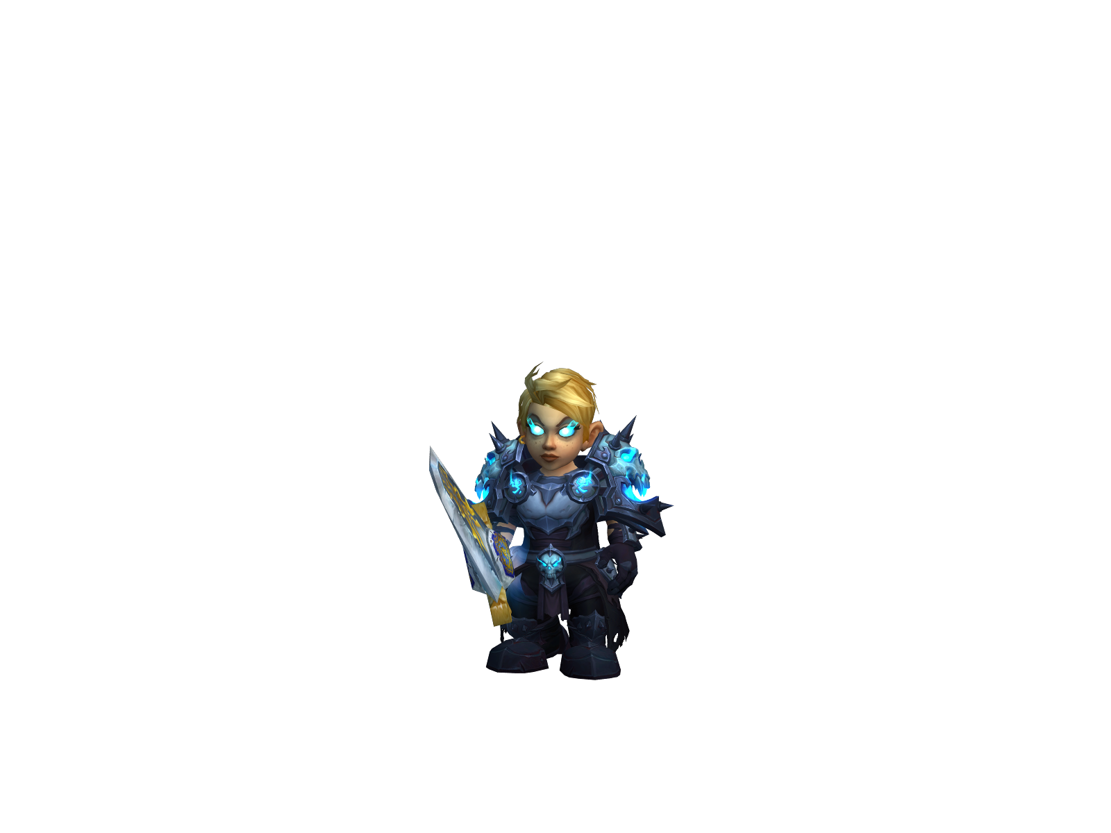 Matchapuff 3D character render