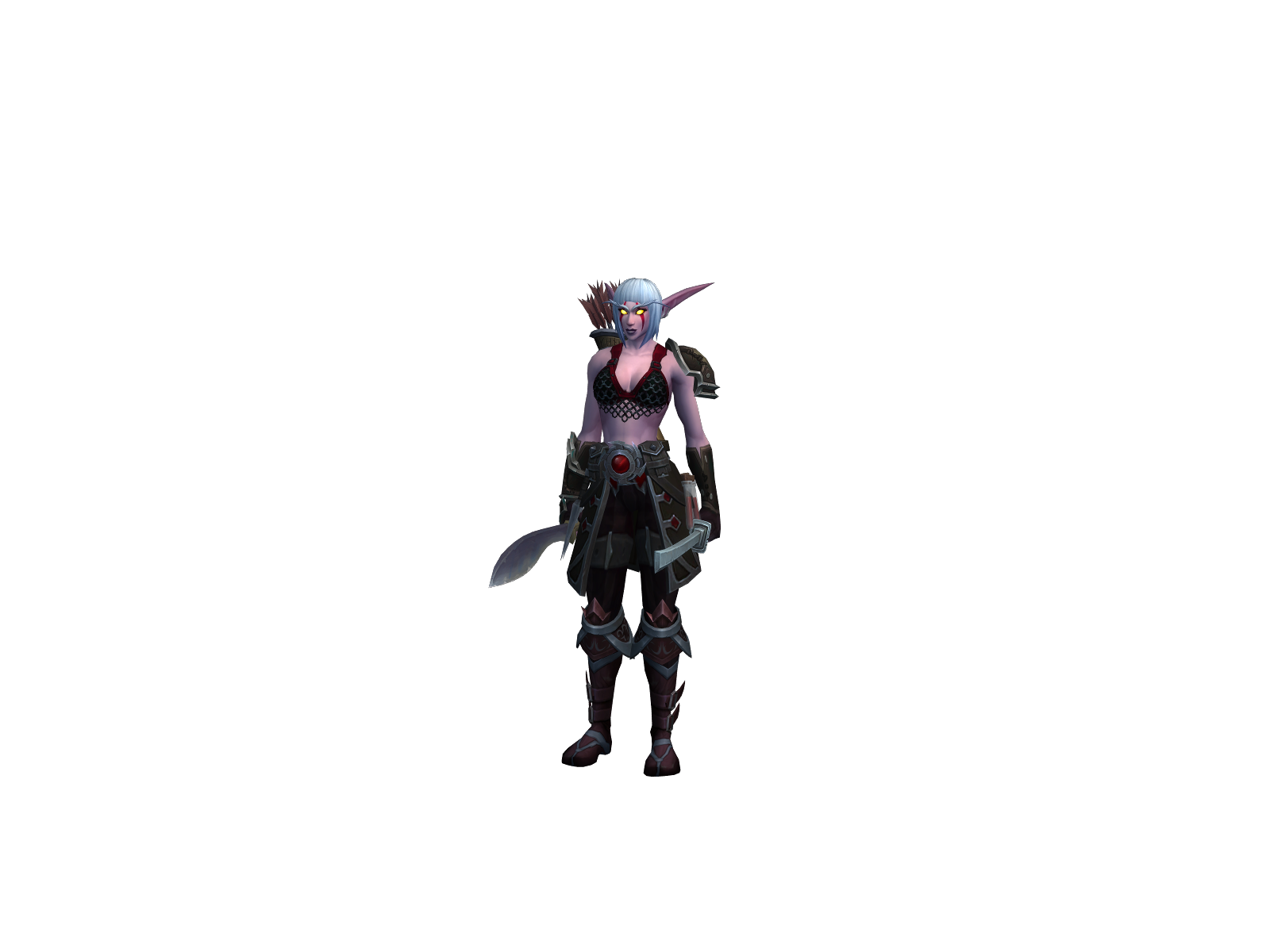 Maìdenless 3D character render