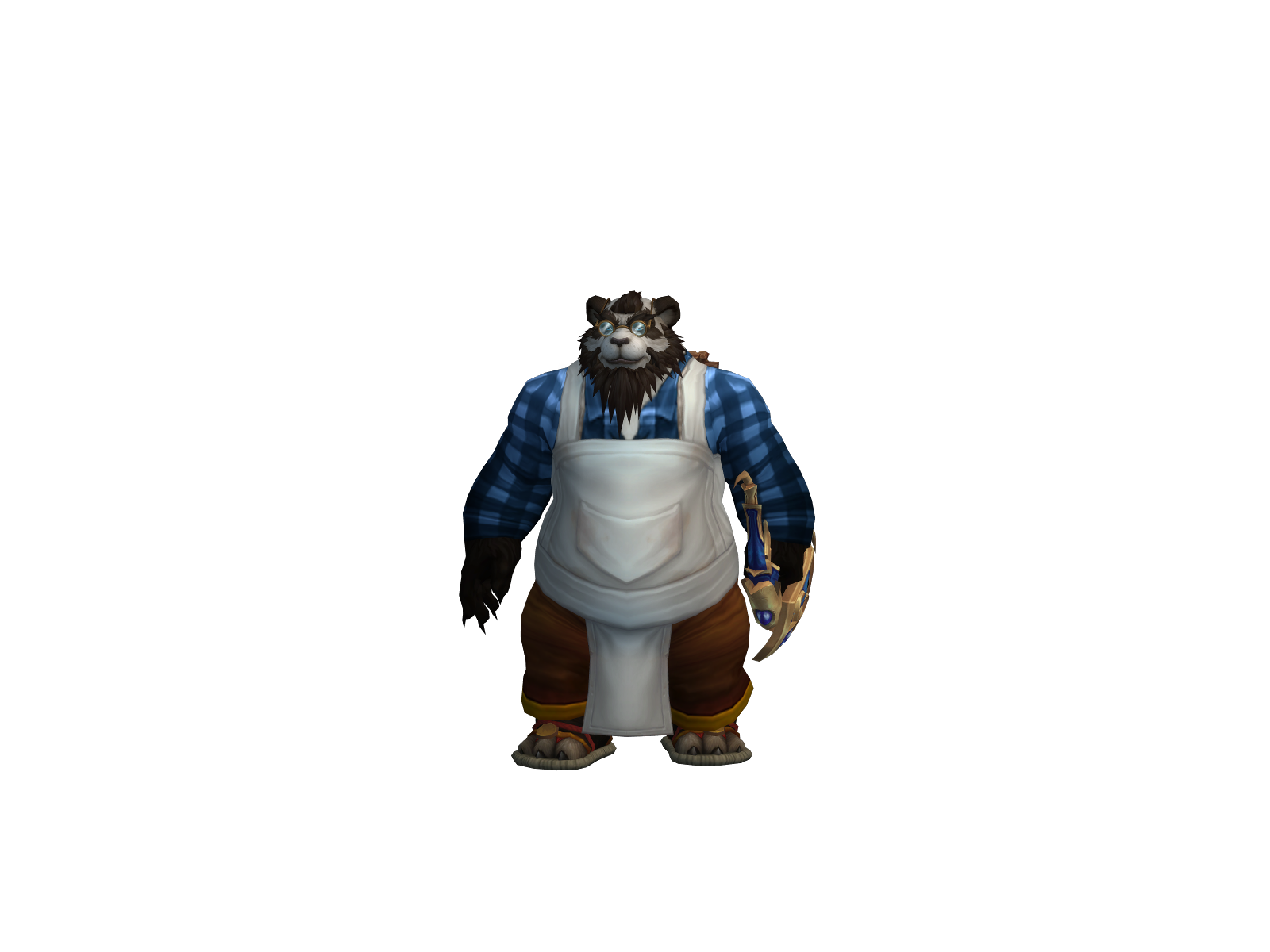 Stoutspear 3D character render
