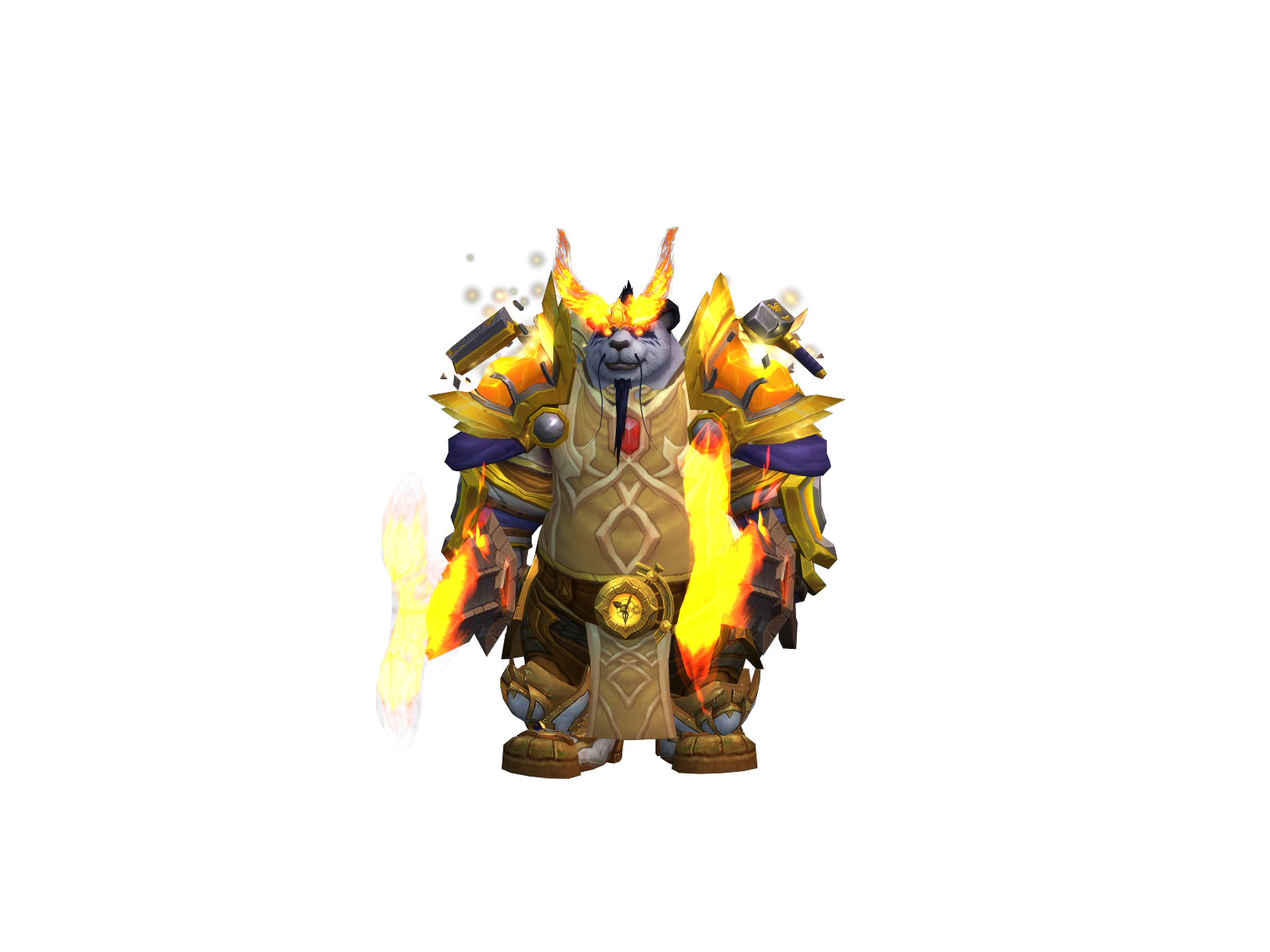 Pandook 3D character render