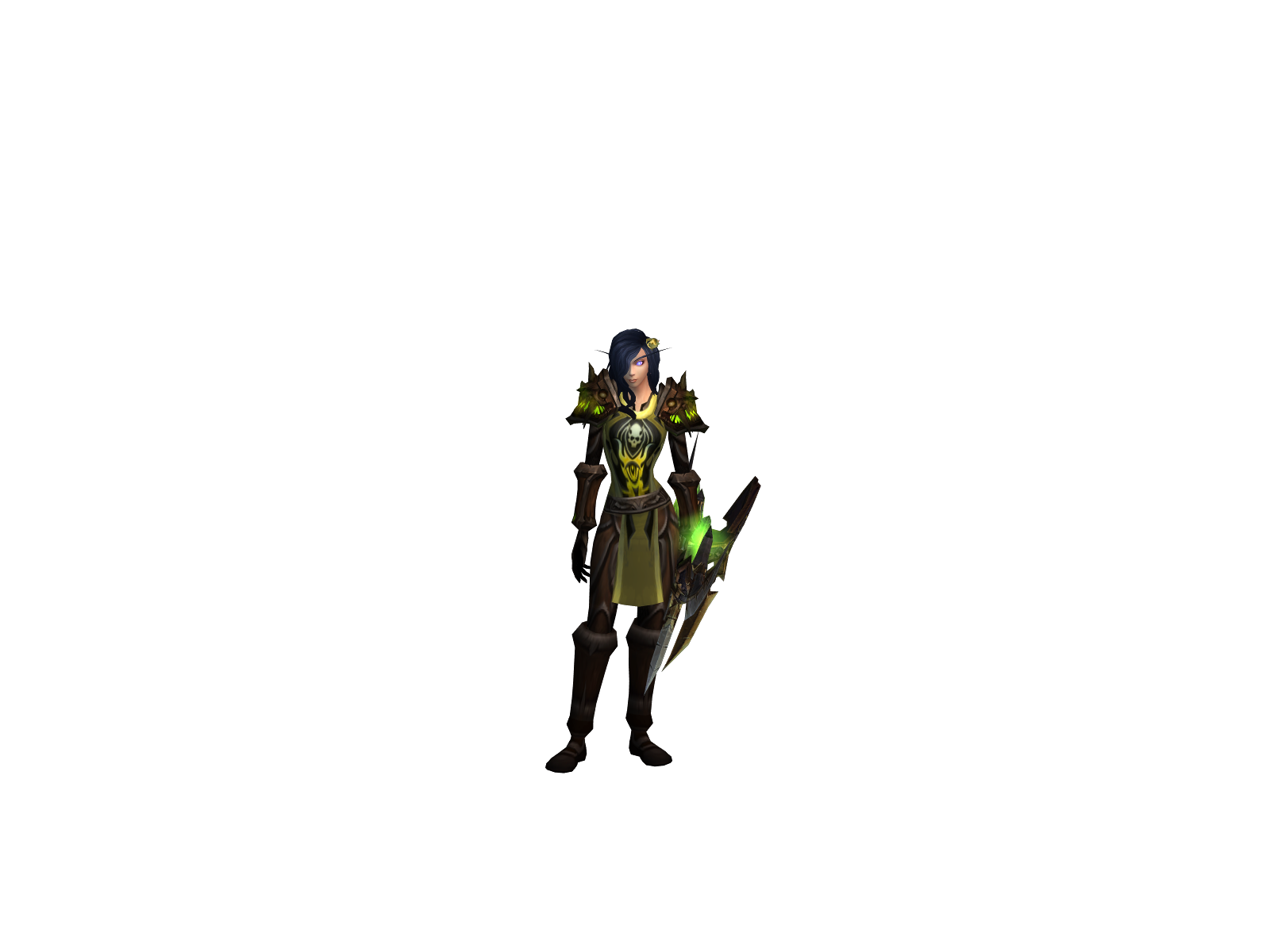 Elliexd 3D character render