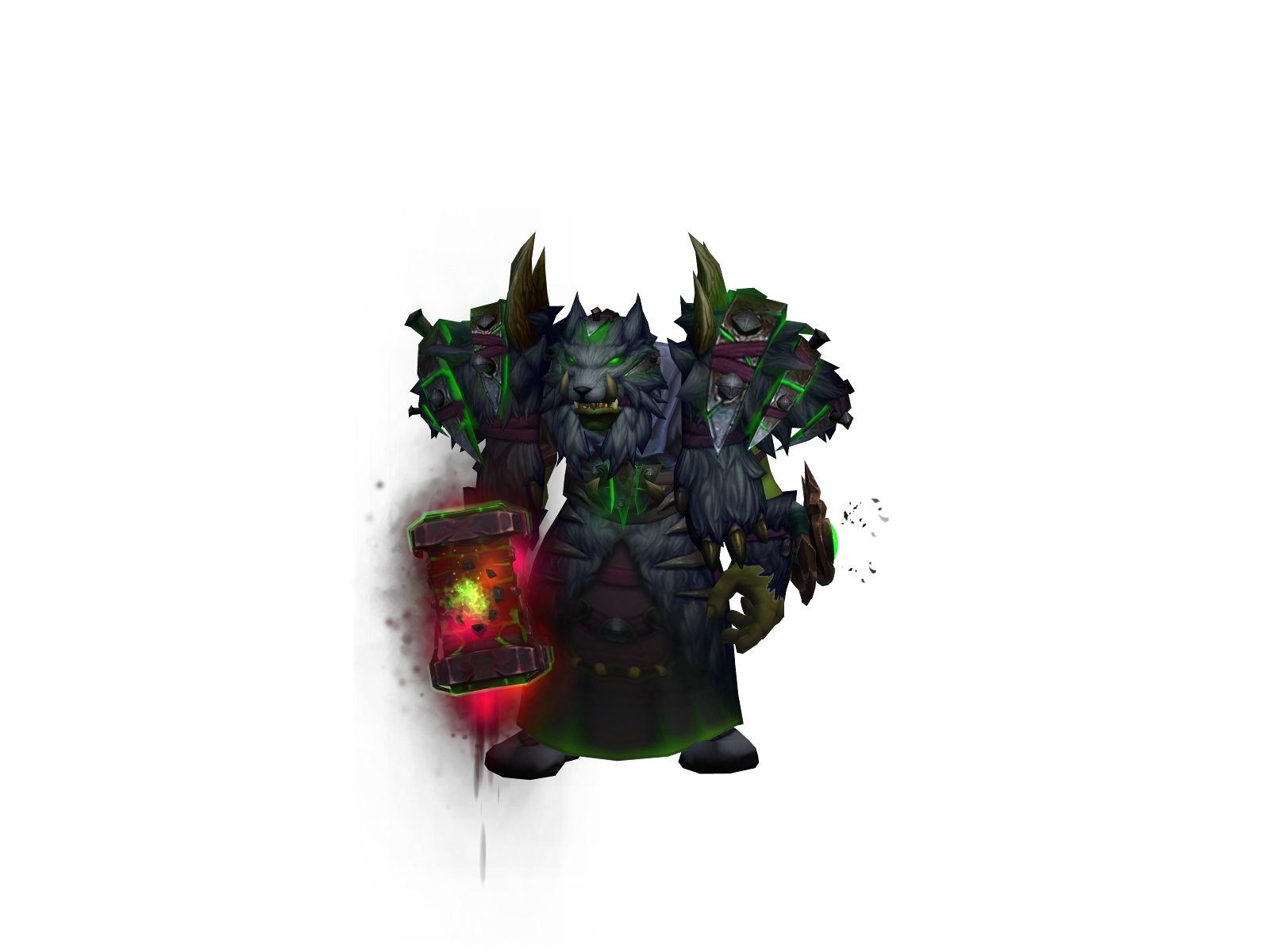 Kronbolt 3D character render