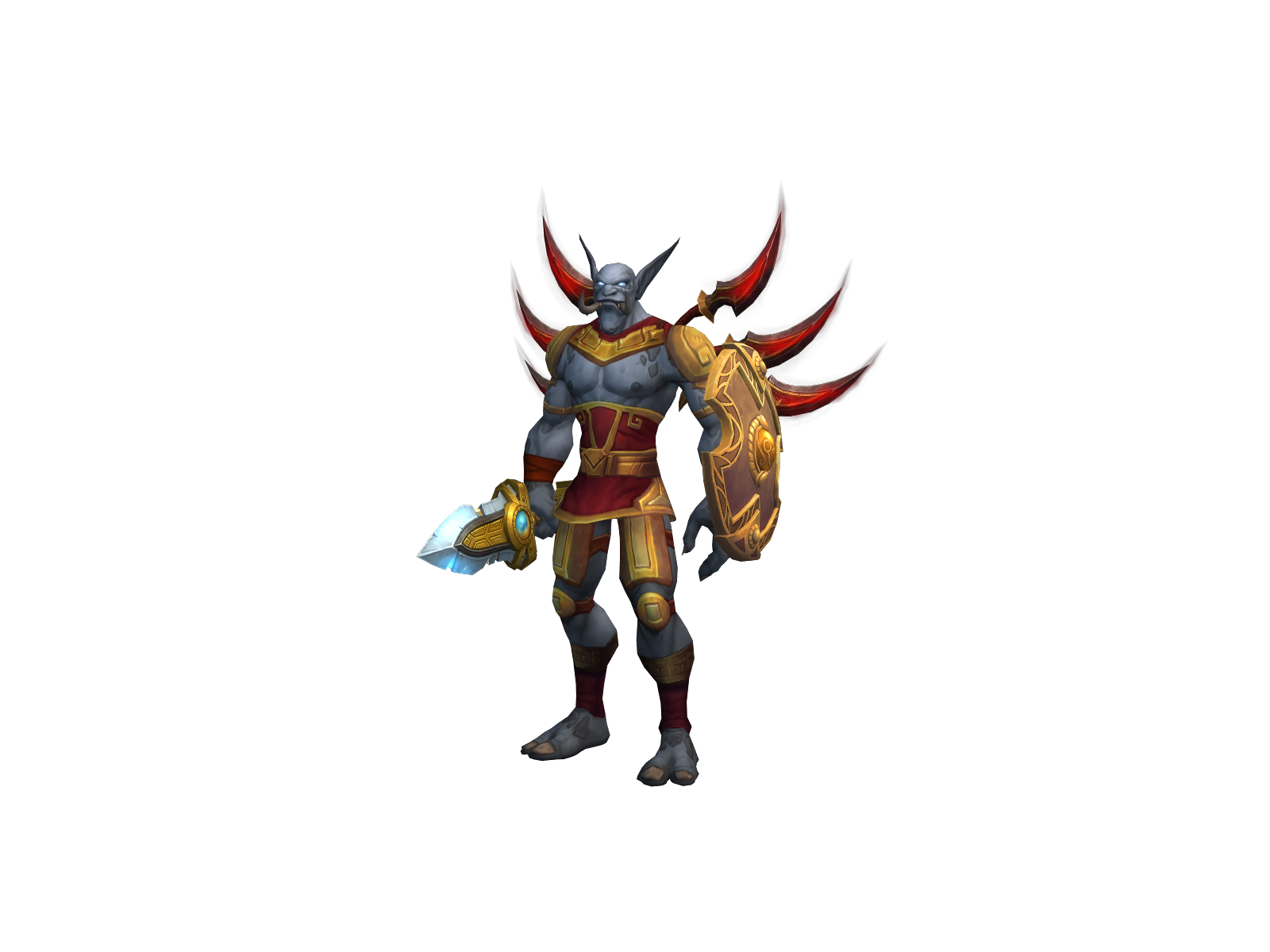 Troiladin 3D character render
