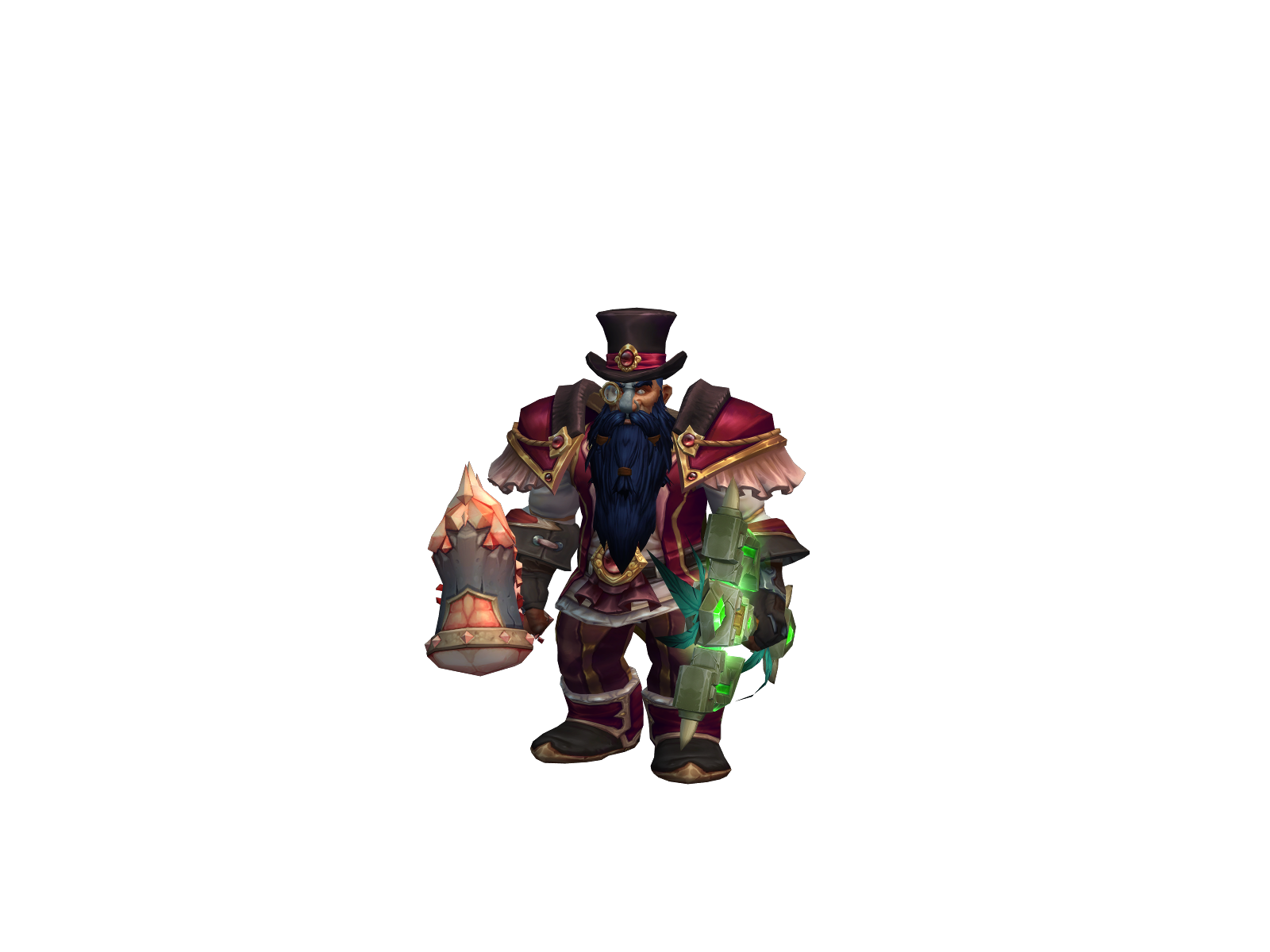 Potatótooth 3D character render