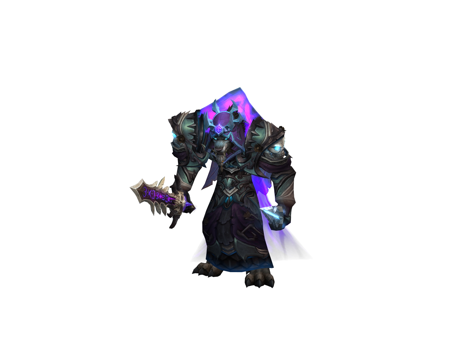 Hemndall 3D character render