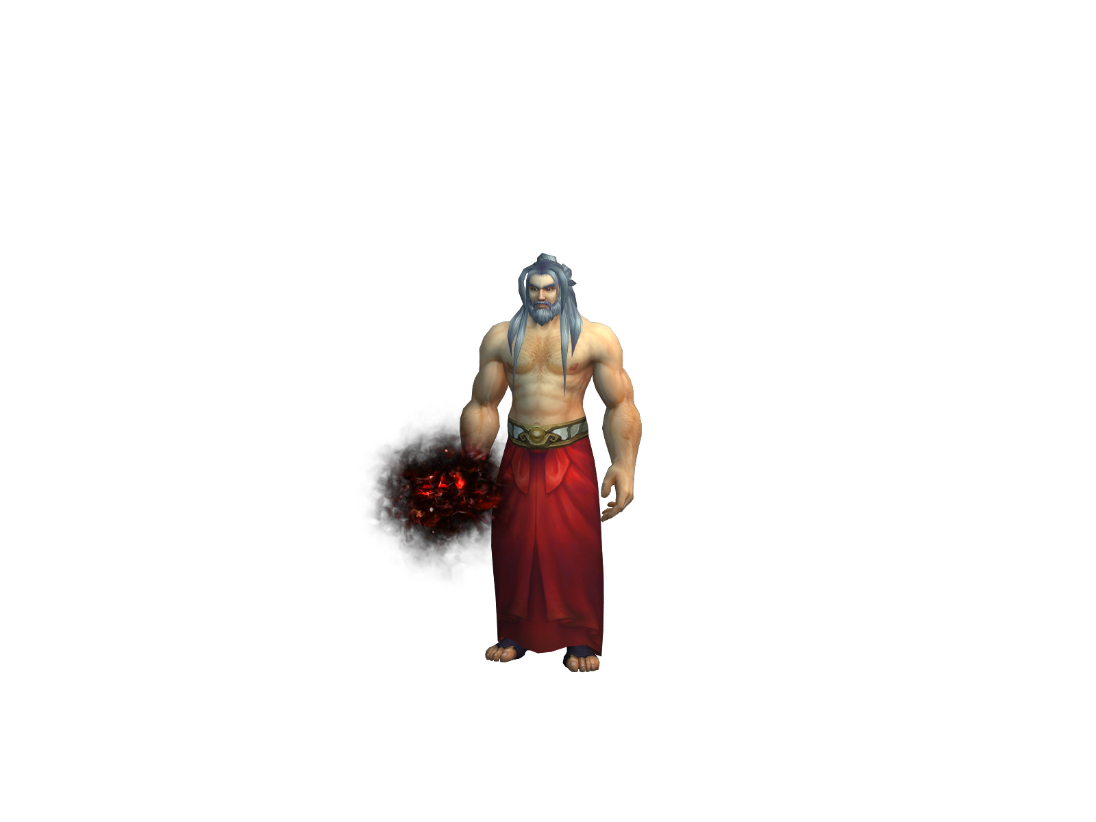 Sanshiro 3D character render