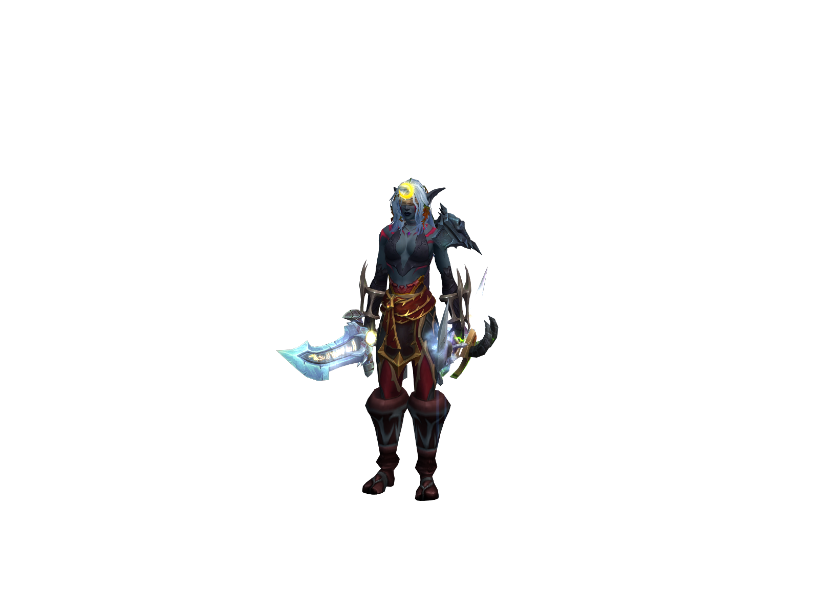 Tyrika 3D character render